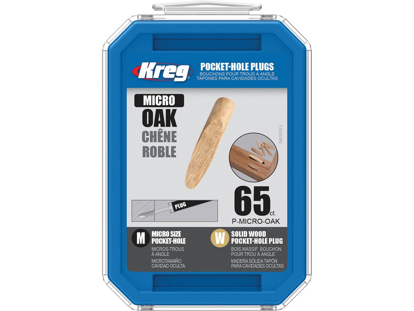 Kreg Micro-Pocket-Hole Dübel Eiche