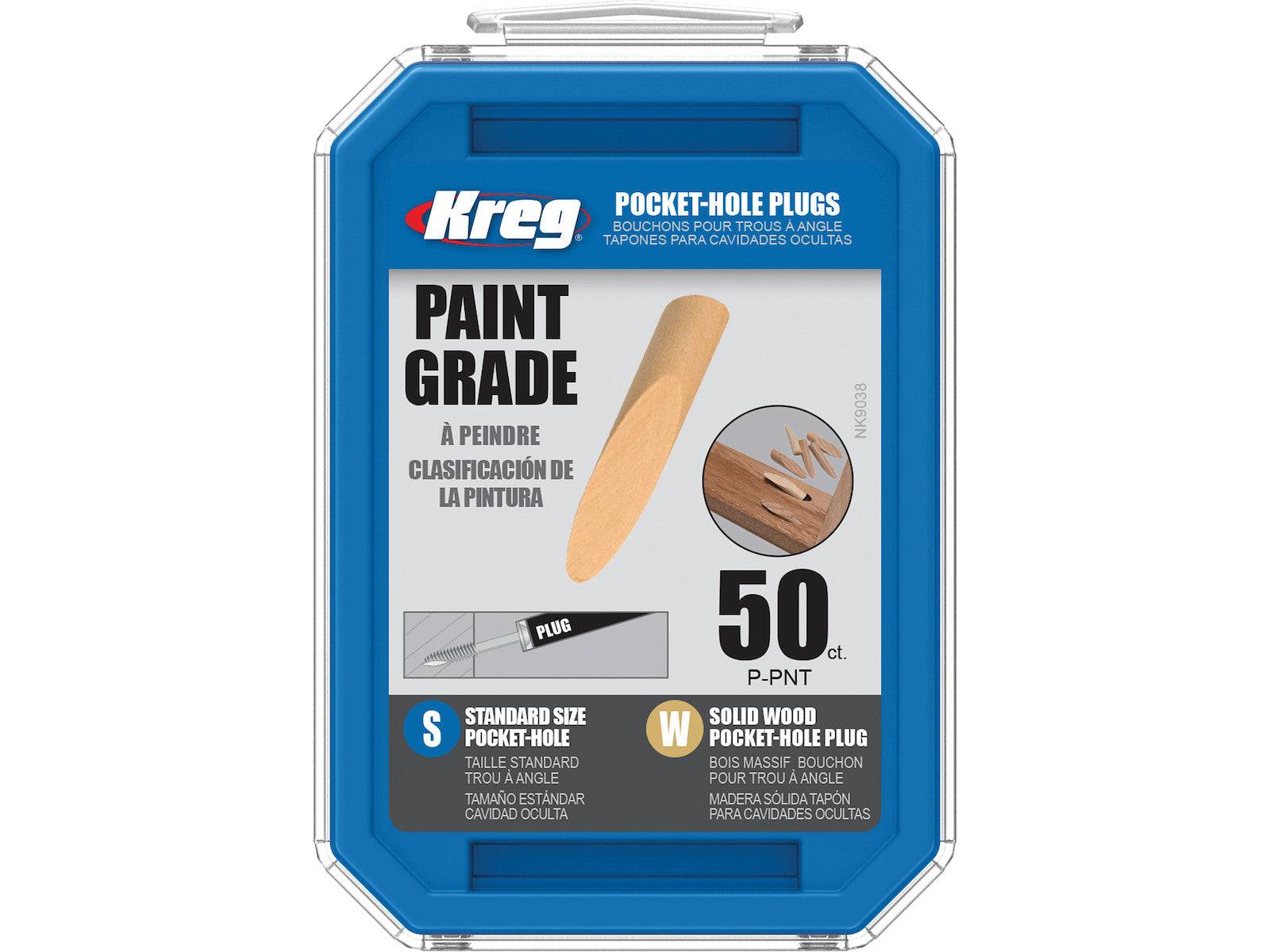 Kreg Pocket-Hole Dübel lackierbar - Auslaufartikel