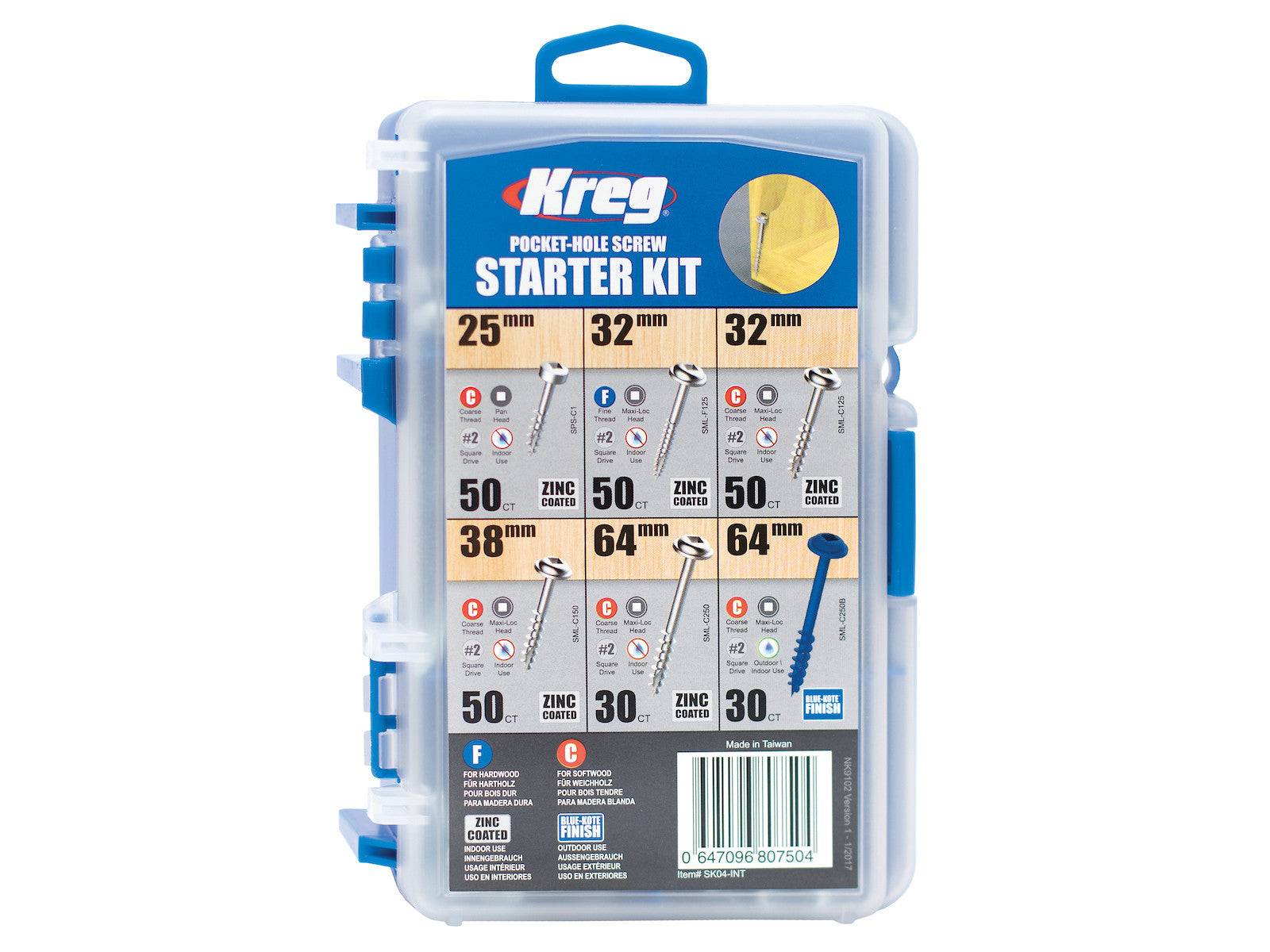 Kreg Pocket-Hole Schrauben-Starter-Set