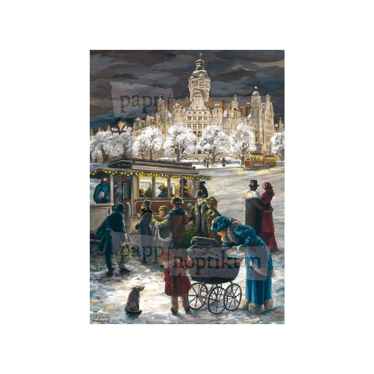 1004 - Leipzig - Ausflug zum Neuen Rathaus (Adventskalender)