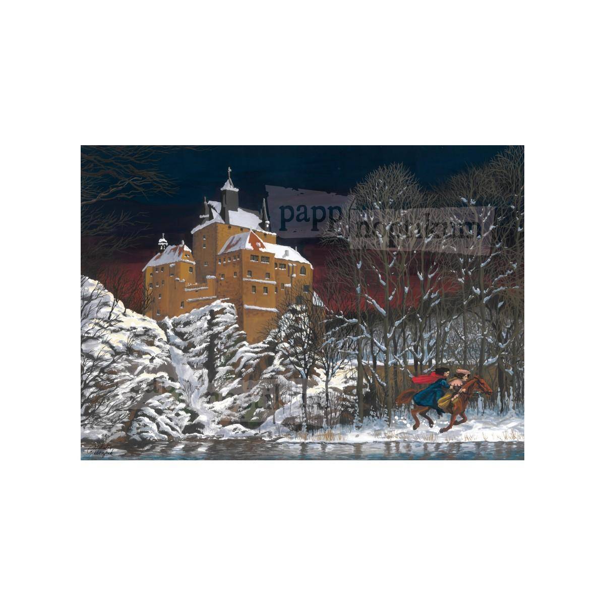 1024 - Schneewittchen - Burg Kriebstein (Klappkarte)
