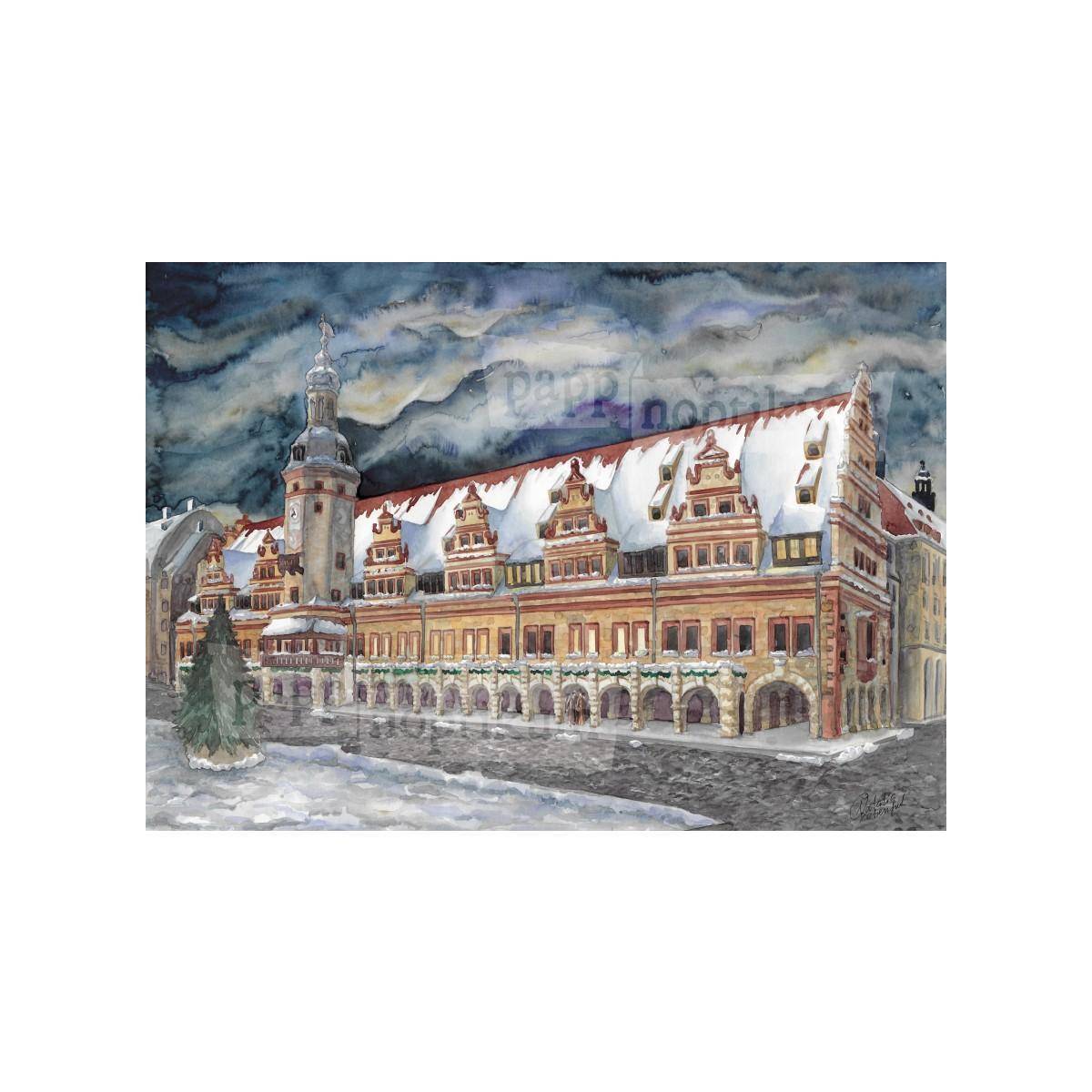 1030 - Leipzig - Altes Rathaus (Klappkarte)