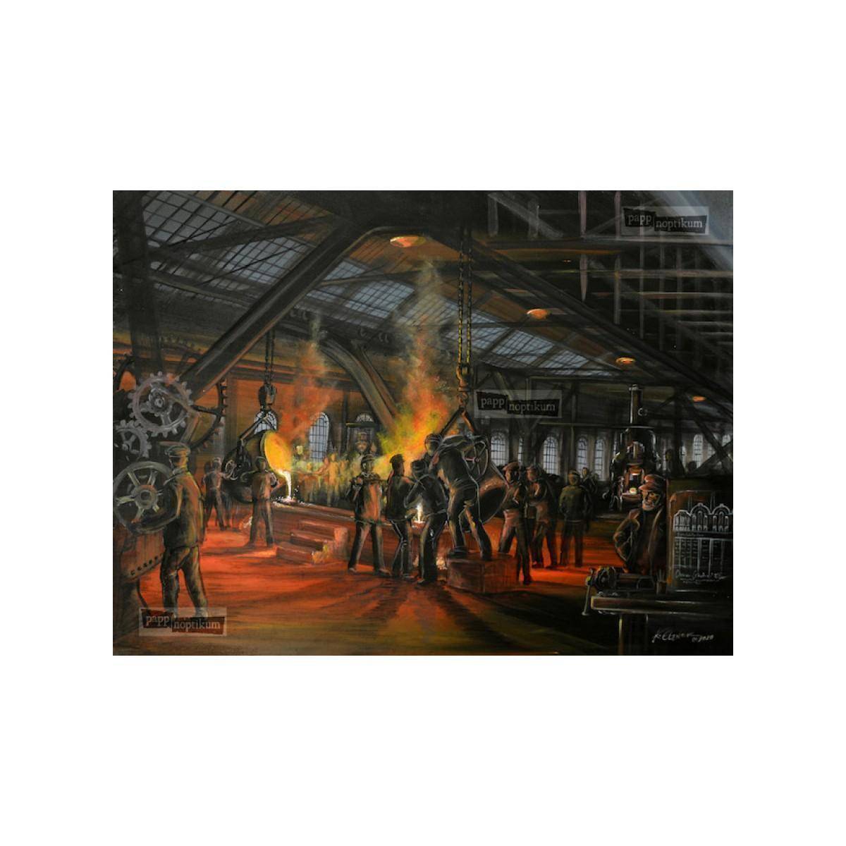 1060 - Historische Gießerei (Klappkarte)