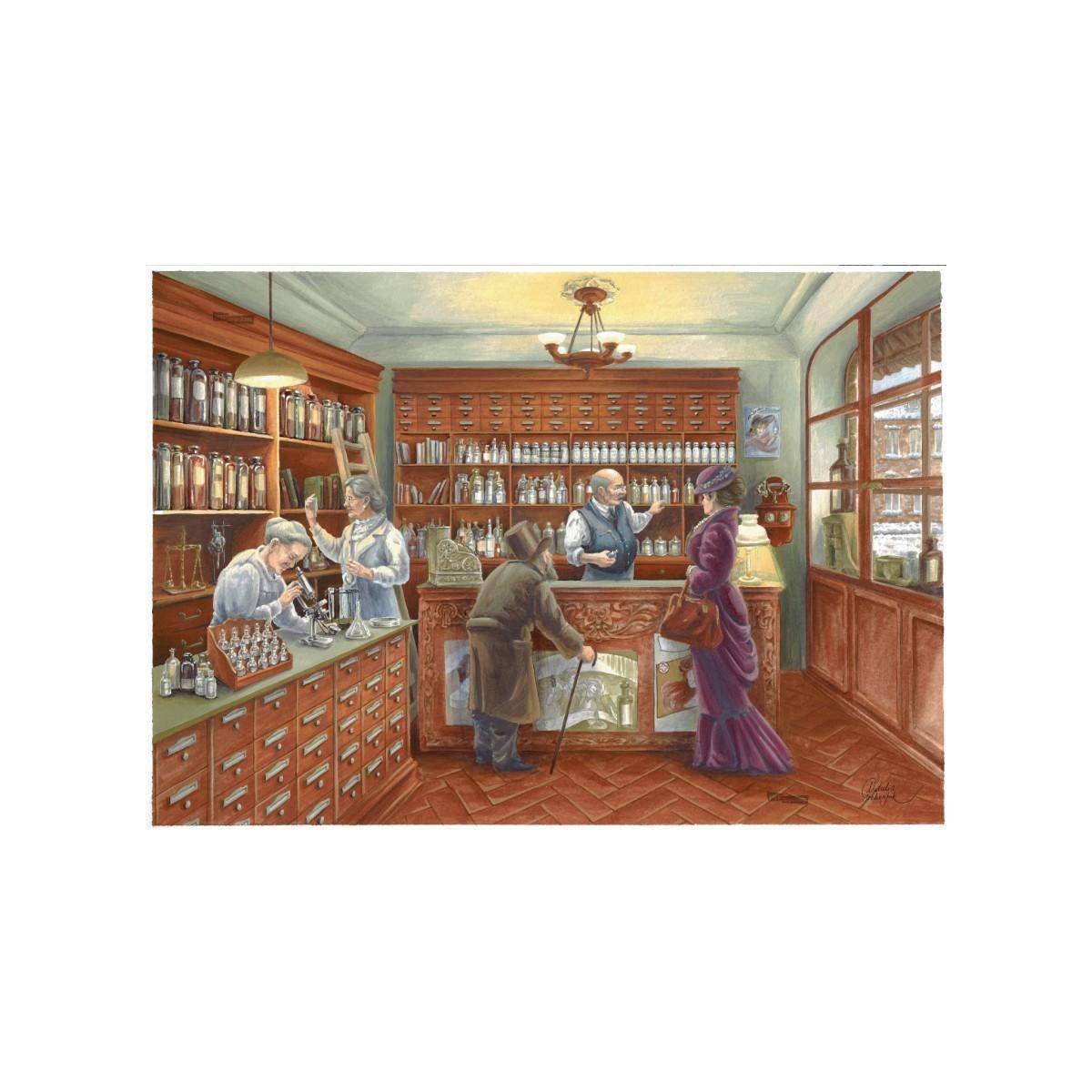 1088 - Nostalgische Apotheke (Klappkarte)