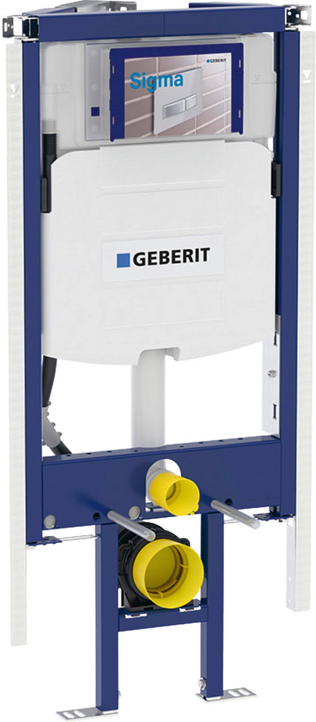 Geberit Duofix WC-Eckelement Sigma UP-Spülkasten 120mm, Betätigung von vorne, Bauhöhe 1120 mm