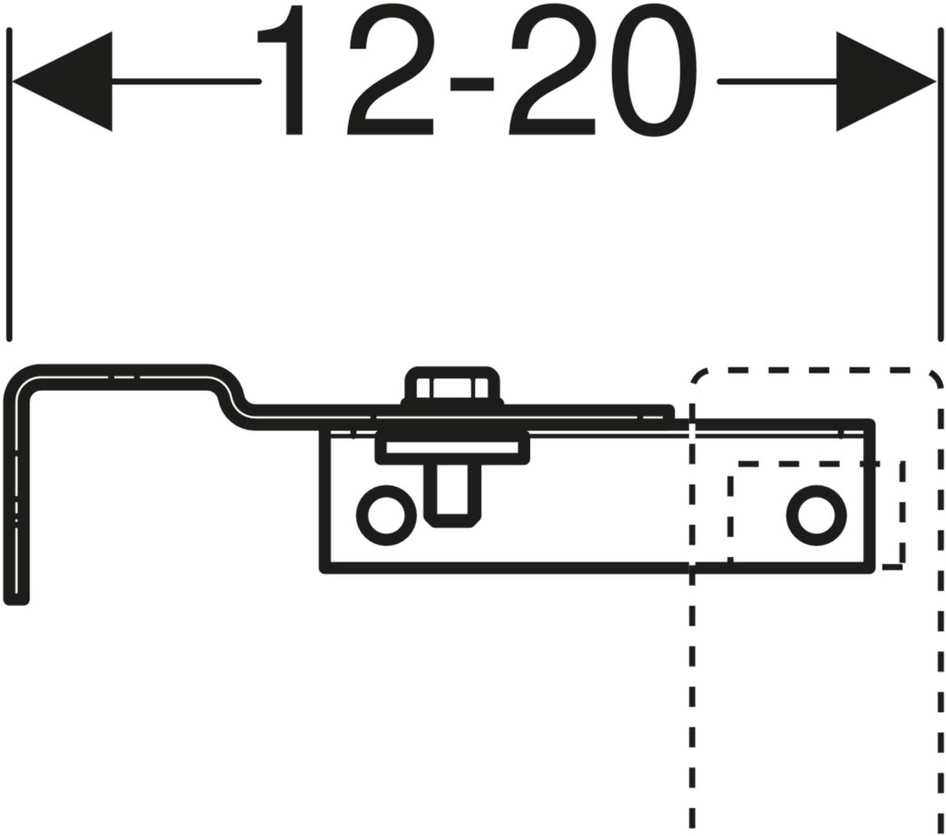 Geberit Duofix Basic Bausatz für Vorwandmontage