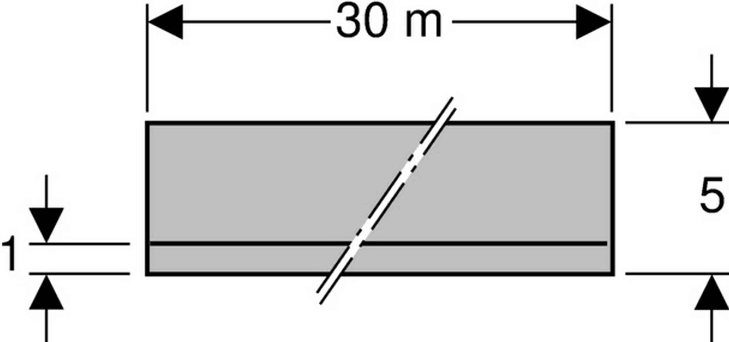 Geberit GIS Trennstreifen, 30 x 0,05 Meter Rolle