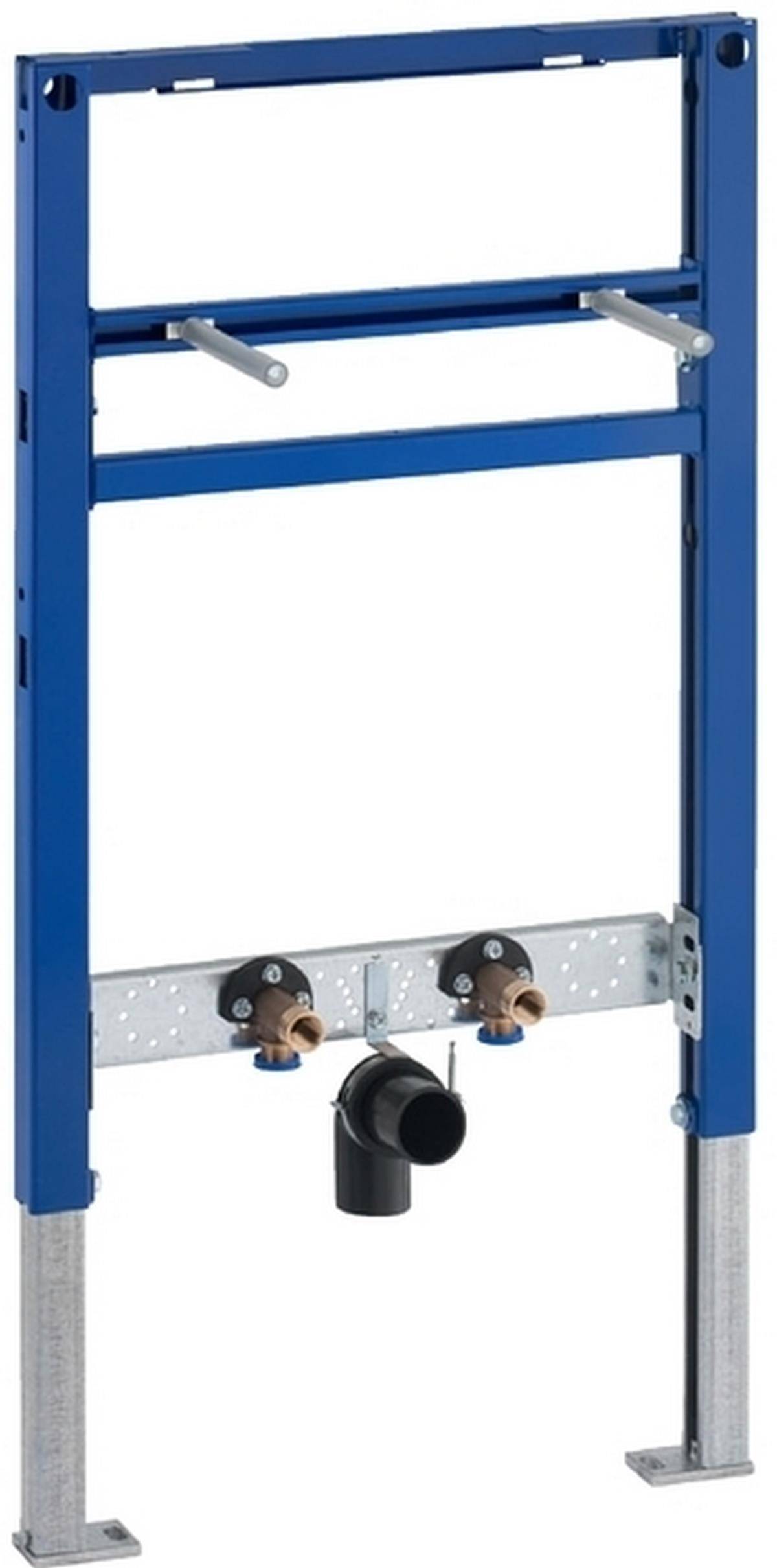 Geberit Duofix Waschtisch-Element 820 - 980 mm, für Einlocharmatur, Bauhöhe 980/820 mm