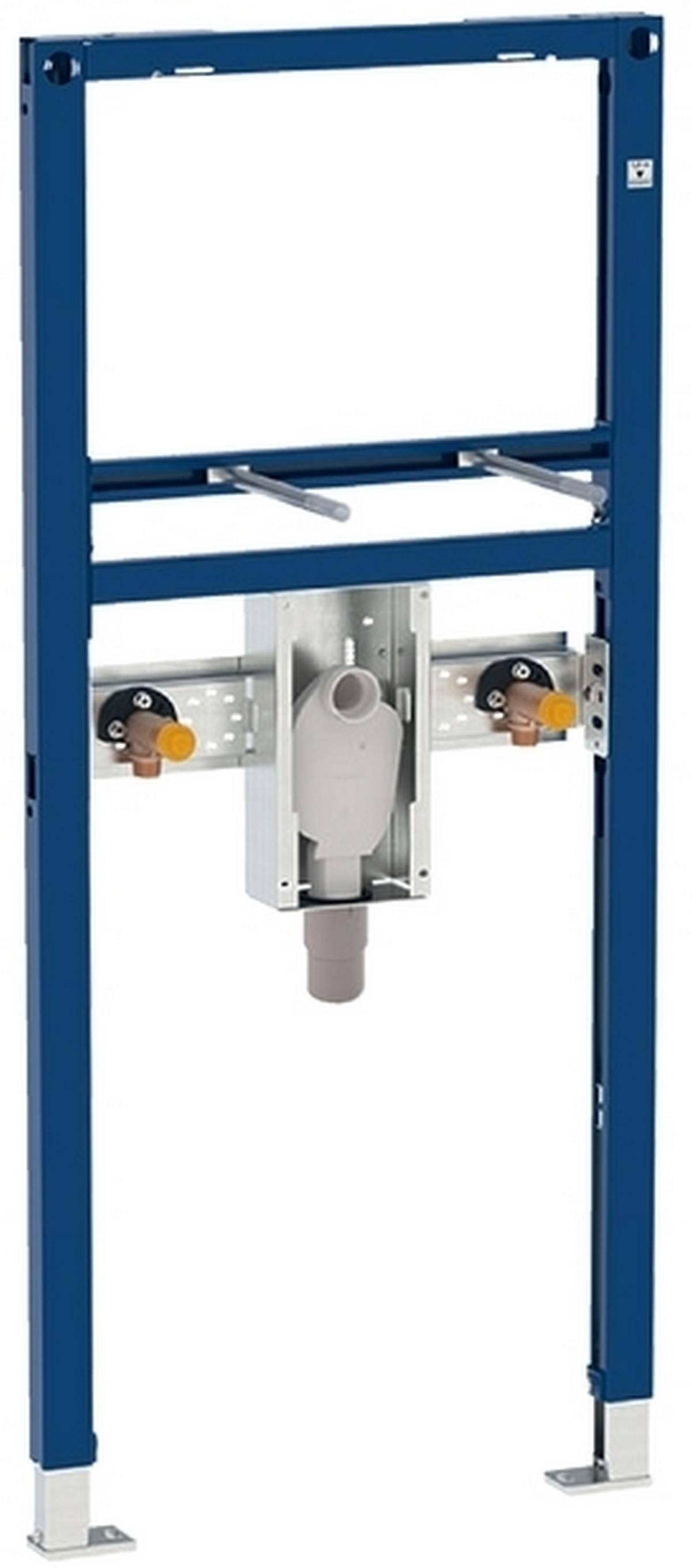 Geberit Duofix Waschtisch-Element mit Unterputz-Geruchverschluss, barrierefrei, für Einlocharmatur,