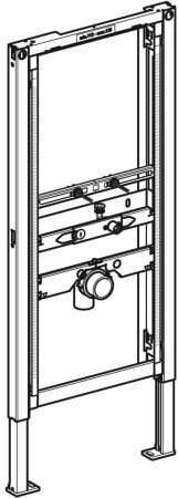 Geberit Duofix Urinal-Element für Aufputz-Druckspüler BH 1120 - 1300mm