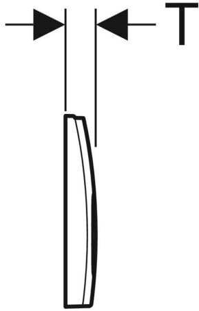 GE BetPl. Delta25, für 2-Mengen-Spülung weiß-alpin