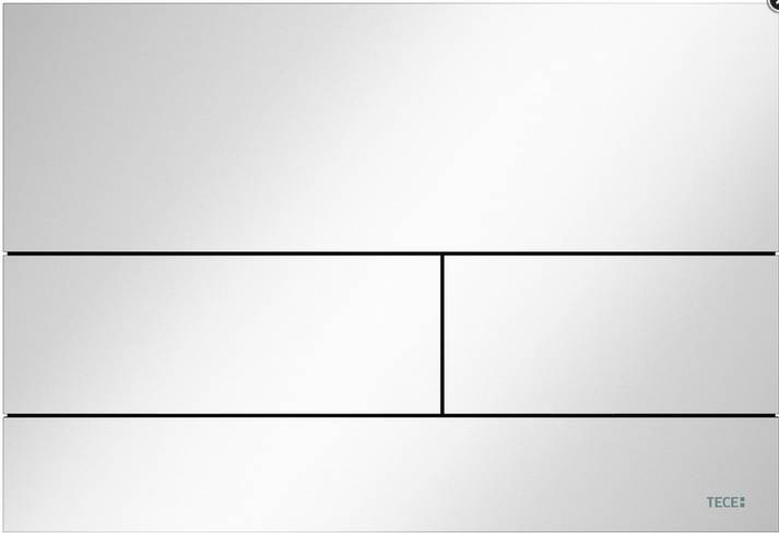 TECEsquare WC-Betätigungsplatte Metall 2, weiß Metall