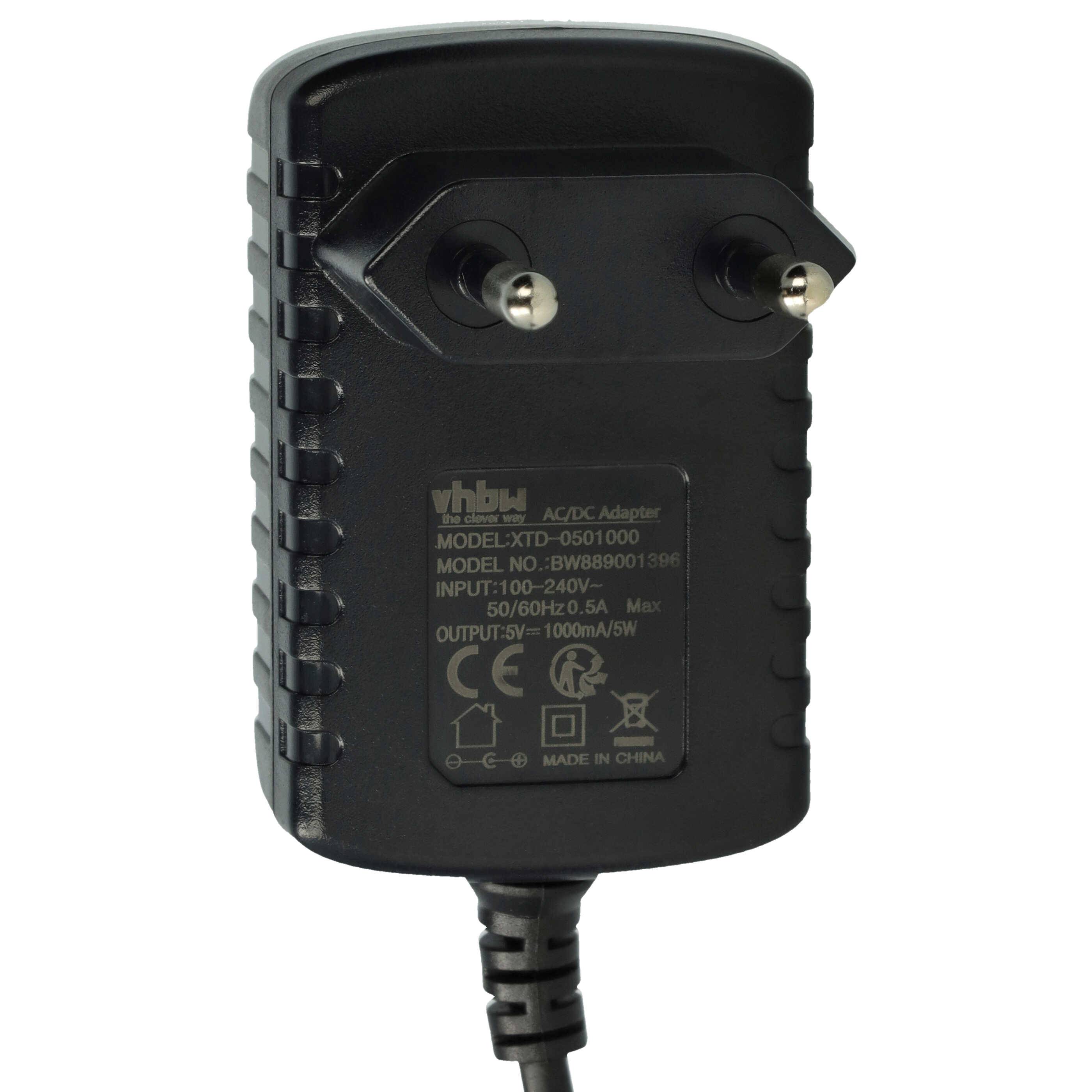 vhbw Ladegerät Ersatz für Leifheit 89138, S005BNV0500100, PSM05E-050LE für Fenstersauger, Fensterreiniger