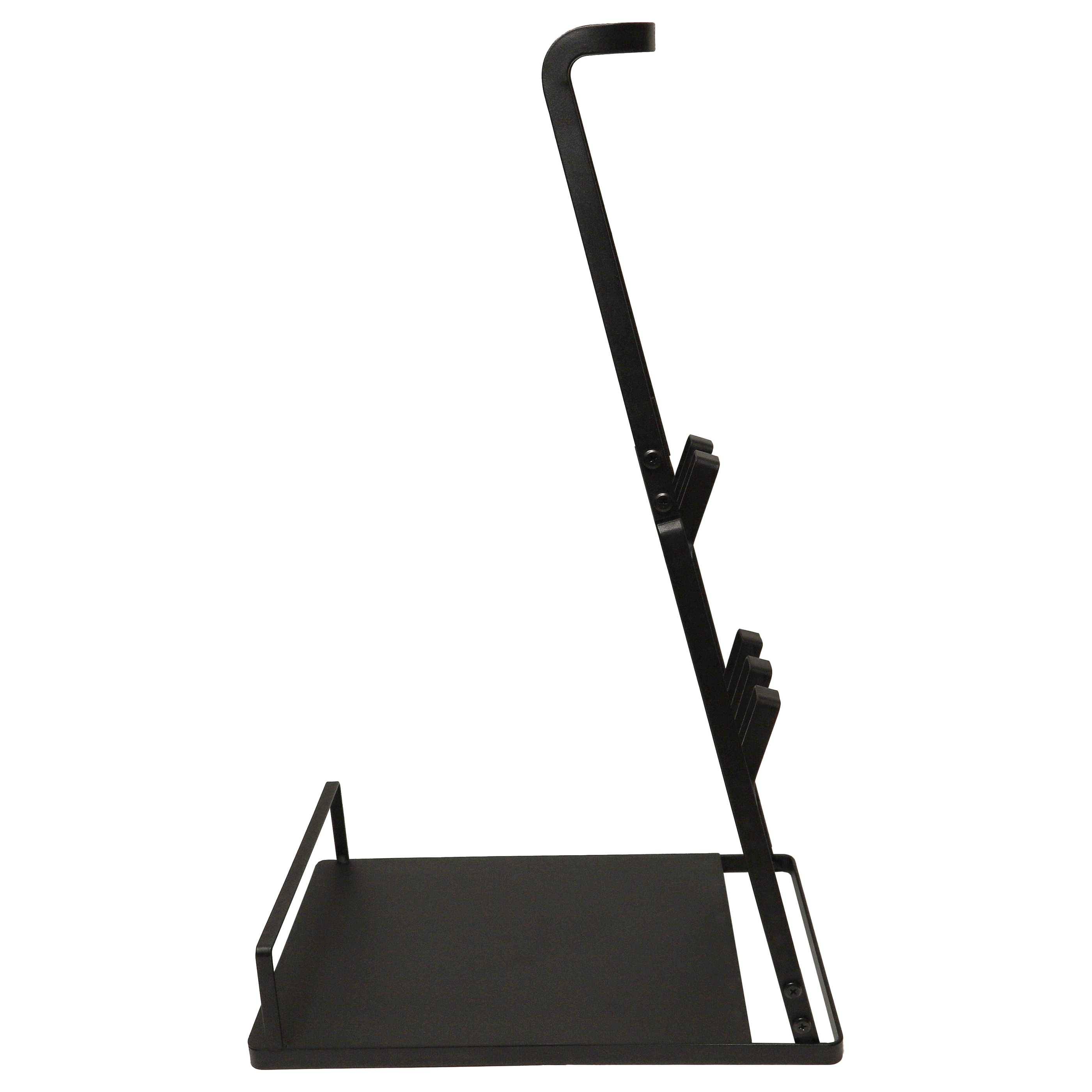 vhbw Staubsaugerhalter Ständer kompatibel mit Rowenta X-Force Flex 9.60 Animal RH2078, X-Nano RH1128 Akku-Staubsauger, Handstaubsauger Schwarz