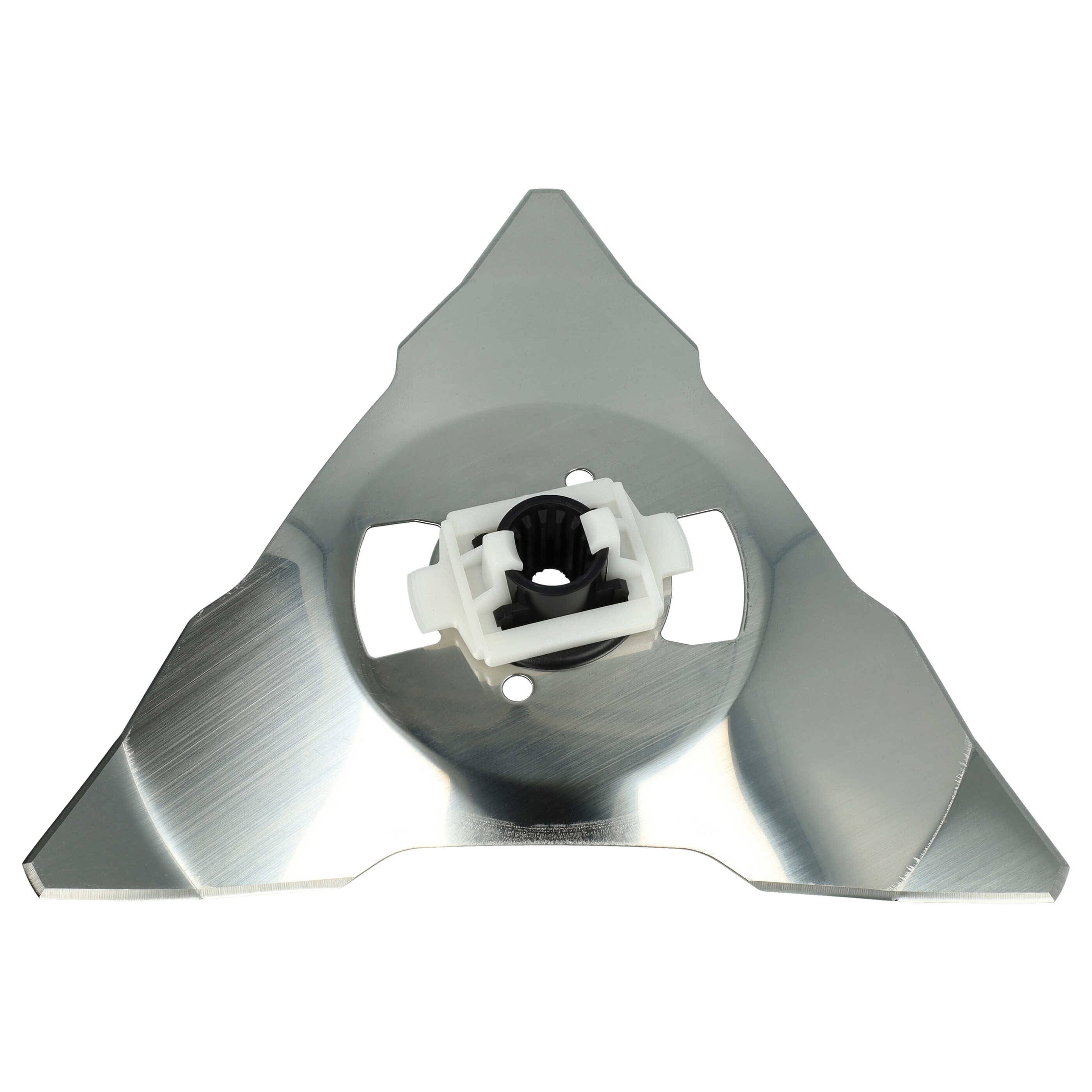 vhbw Ersatz-Messer kompatibel mit Robomow MC800, MC300, MC150, MC500, MC400, MC1200 Rasenmäher - Ersatzklinge Silber, Edelstahl