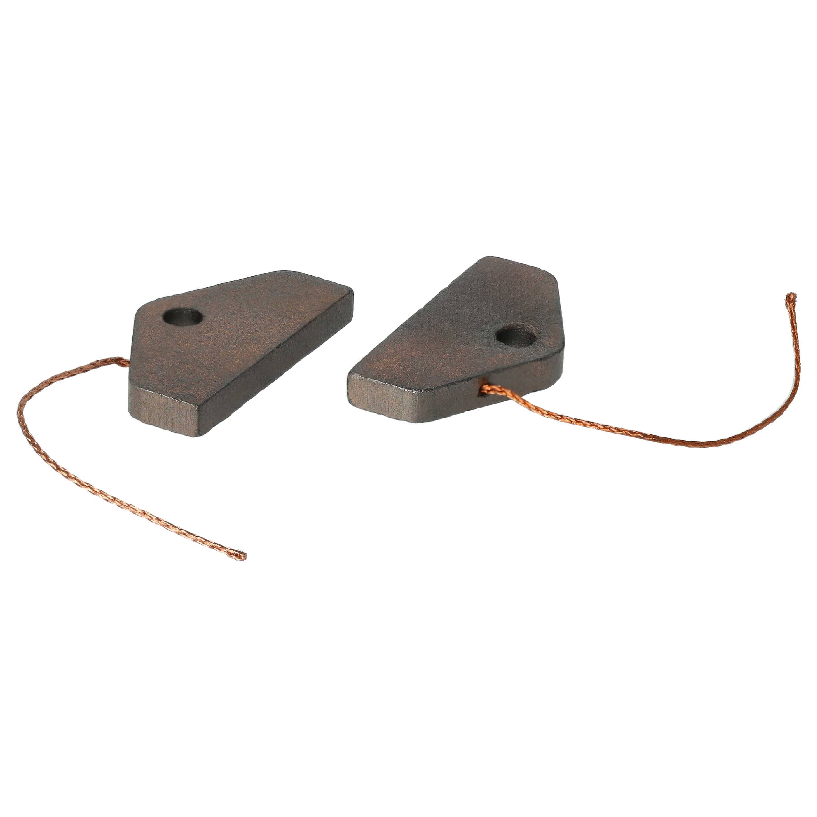 vhbw 2x Kohlebürste kompatibel mit Miele T7748C YOUNG STYLE Trockner, Kondenstrockner
