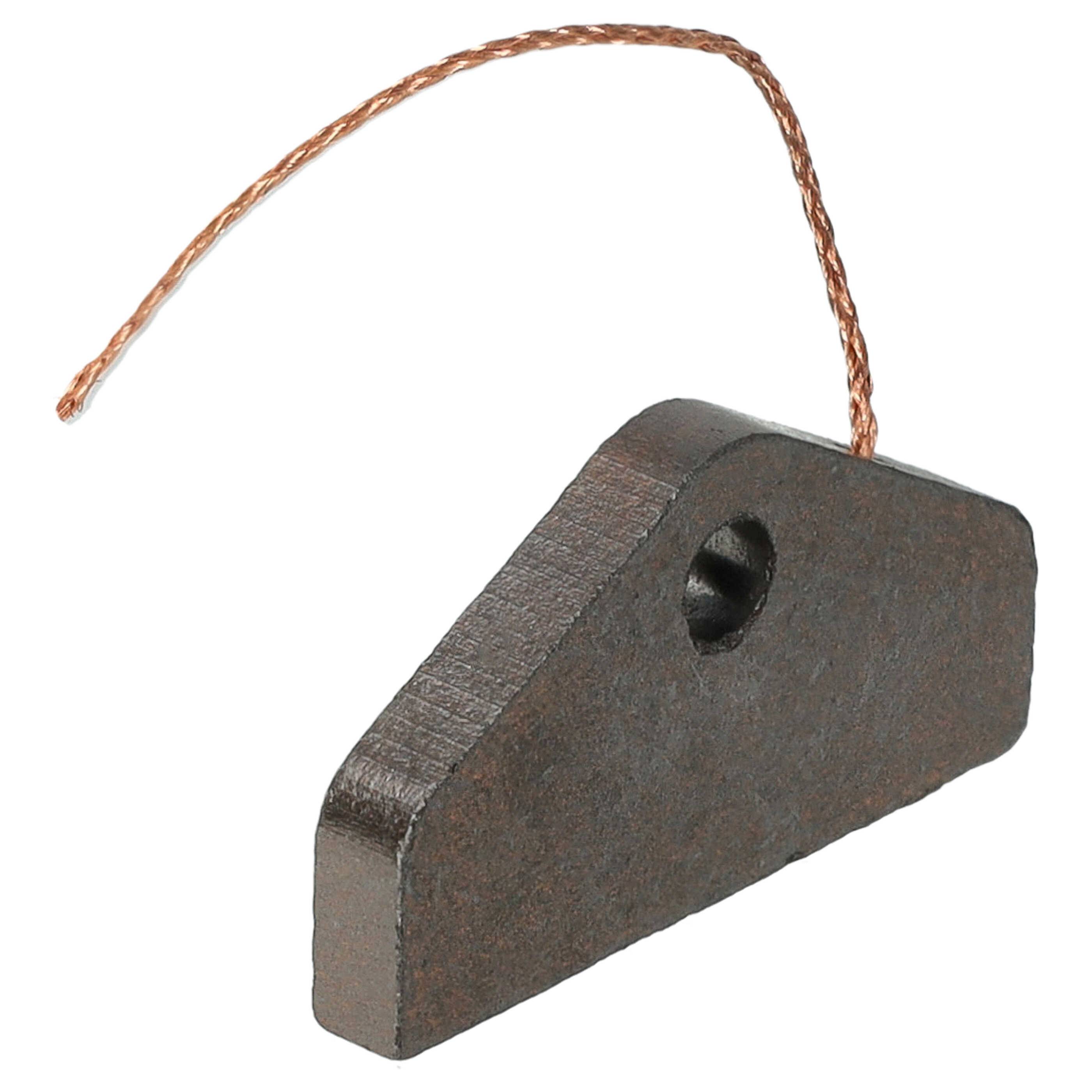 vhbw 2x Kohlebürste kompatibel mit Miele T401 T410 T 410 SPECIAL, TOPMODEL Trockner, Kondenstrockner