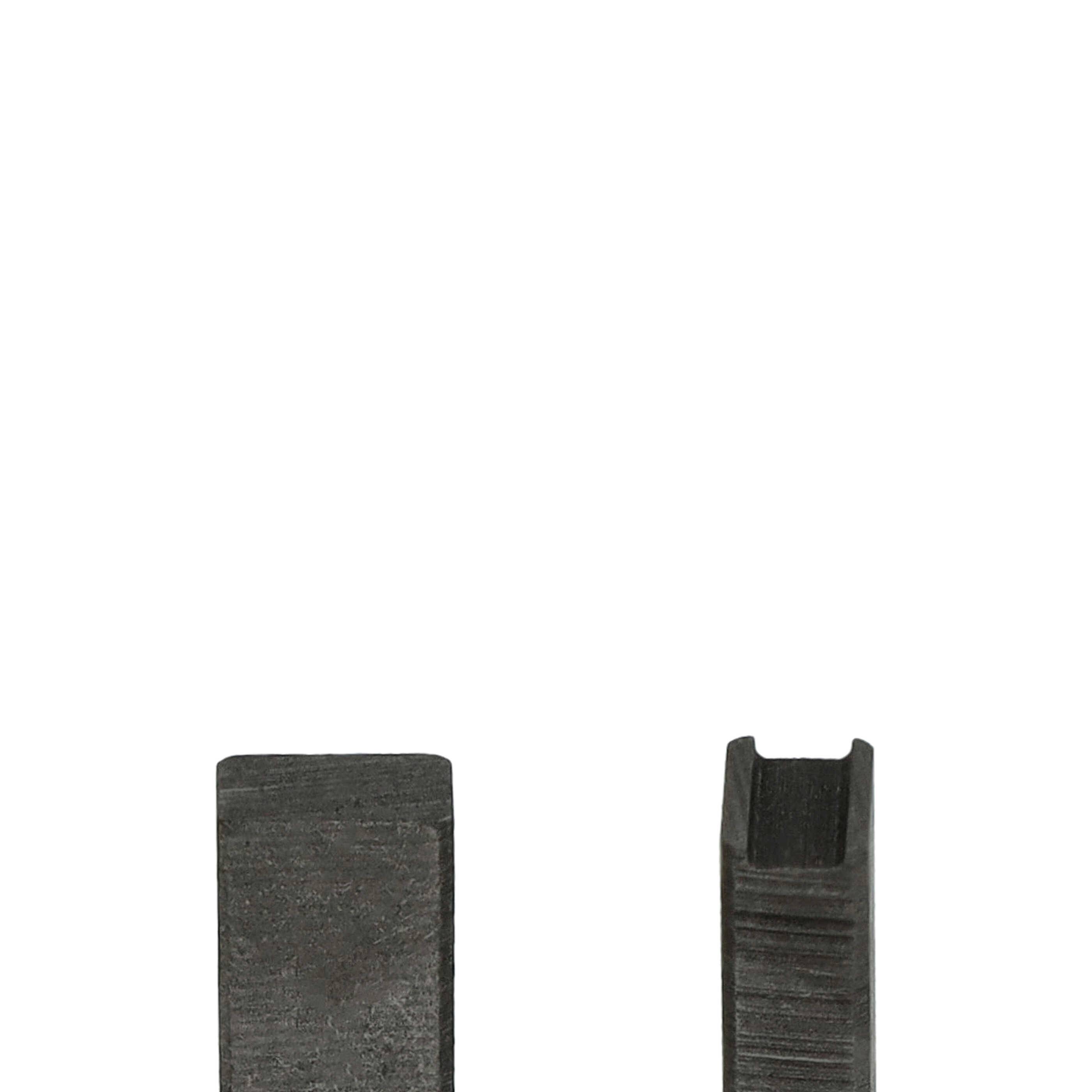vhbw 2x Kohlebürste 16 x 7,9 x 4,9 mm kompatibel mit Menzer 139403 TBS 225 PRO - UK 230V Elektrowerkzeug, Schleifer + Feder