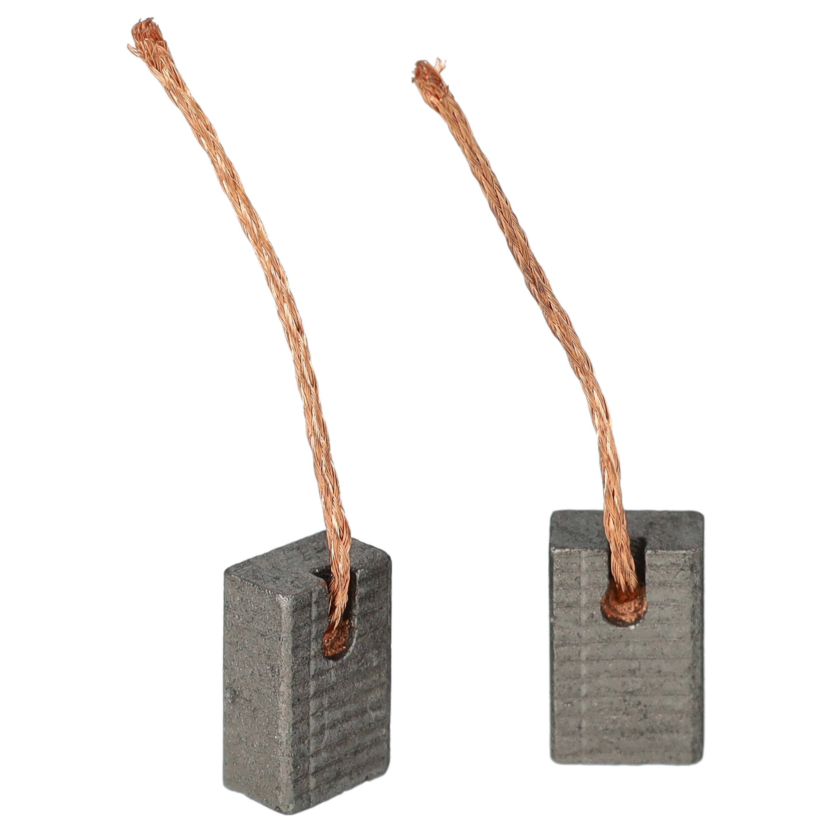 vhbw 4x Kohlebürste 12 x 7,9 x 4,9 mm Ersatz für Ambrogio CS_C0058 für Mähroboter