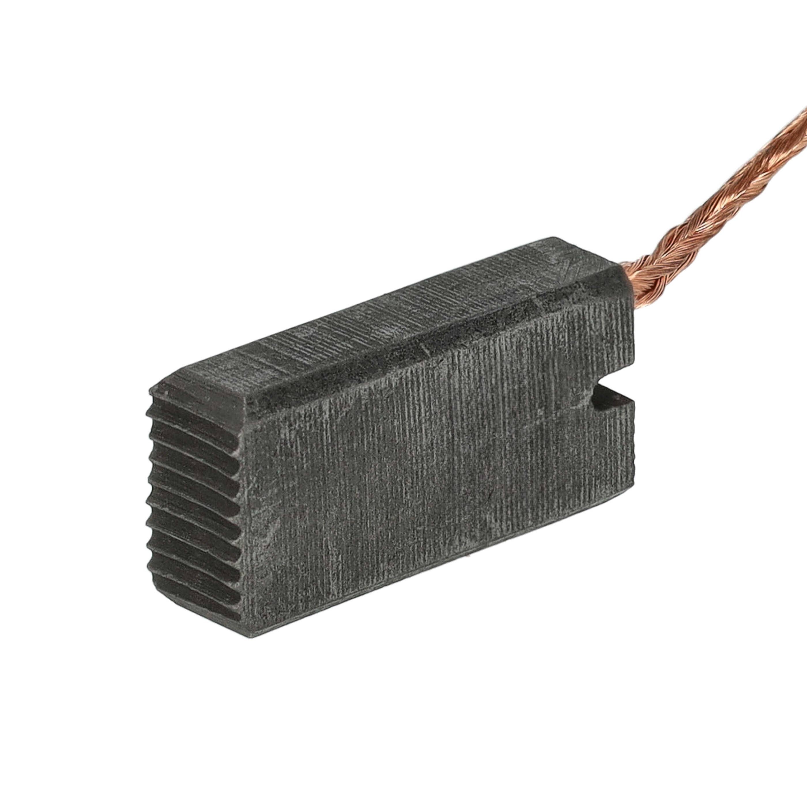 vhbw 2x Kohlebürste 22,3 x 11 x 6,1 mm kompatibel mit Stihl MSE 250, MSE 210, MSE 230, MSE 190C-Q Elektrowerkzeug, Motorsäge