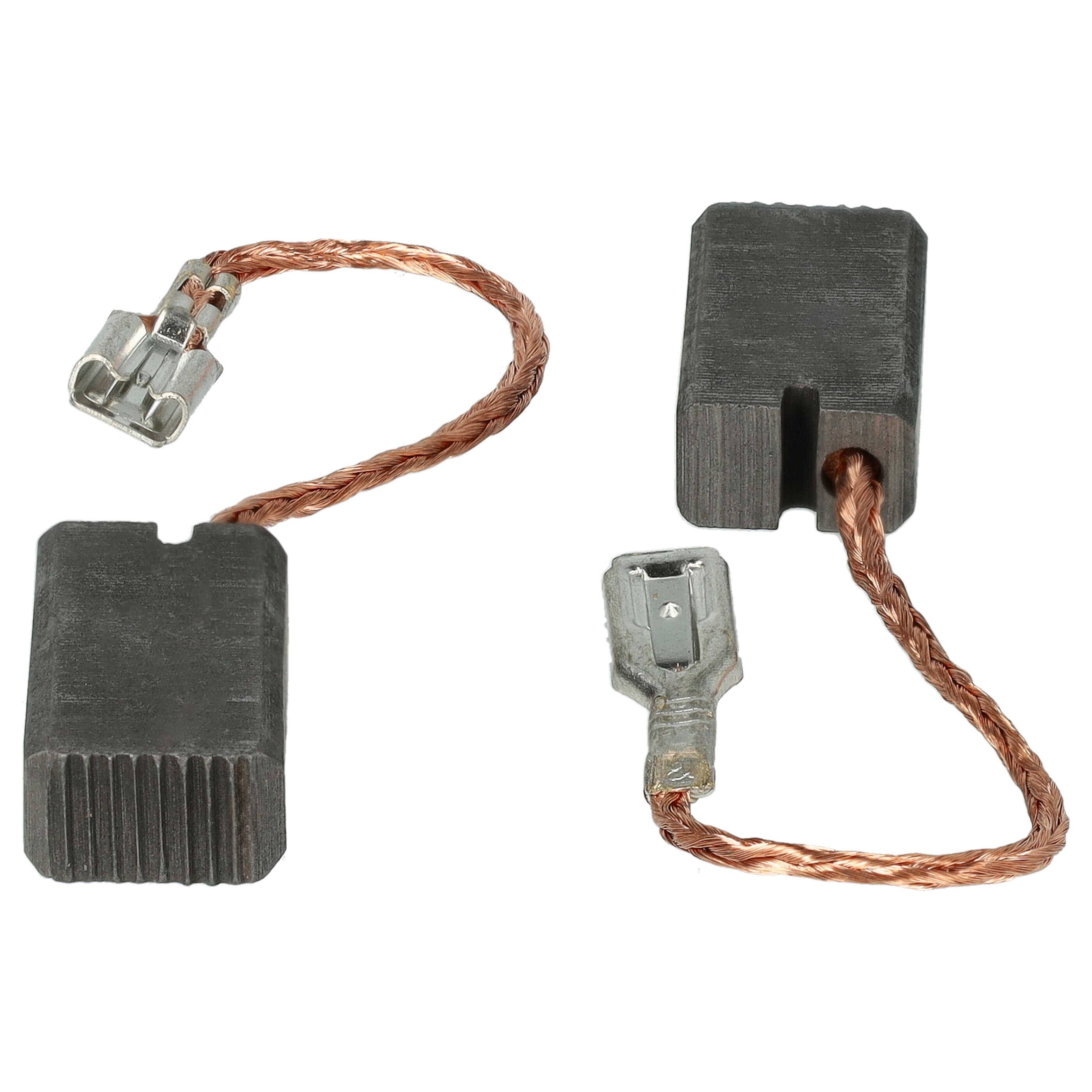 vhbw 2x Kohlebürste 22,3 x 11 x 6,1 mm kompatibel mit Stihl MSE 250, MSE 210, MSE 230, MSE 190C-Q Elektrowerkzeug, Motorsäge