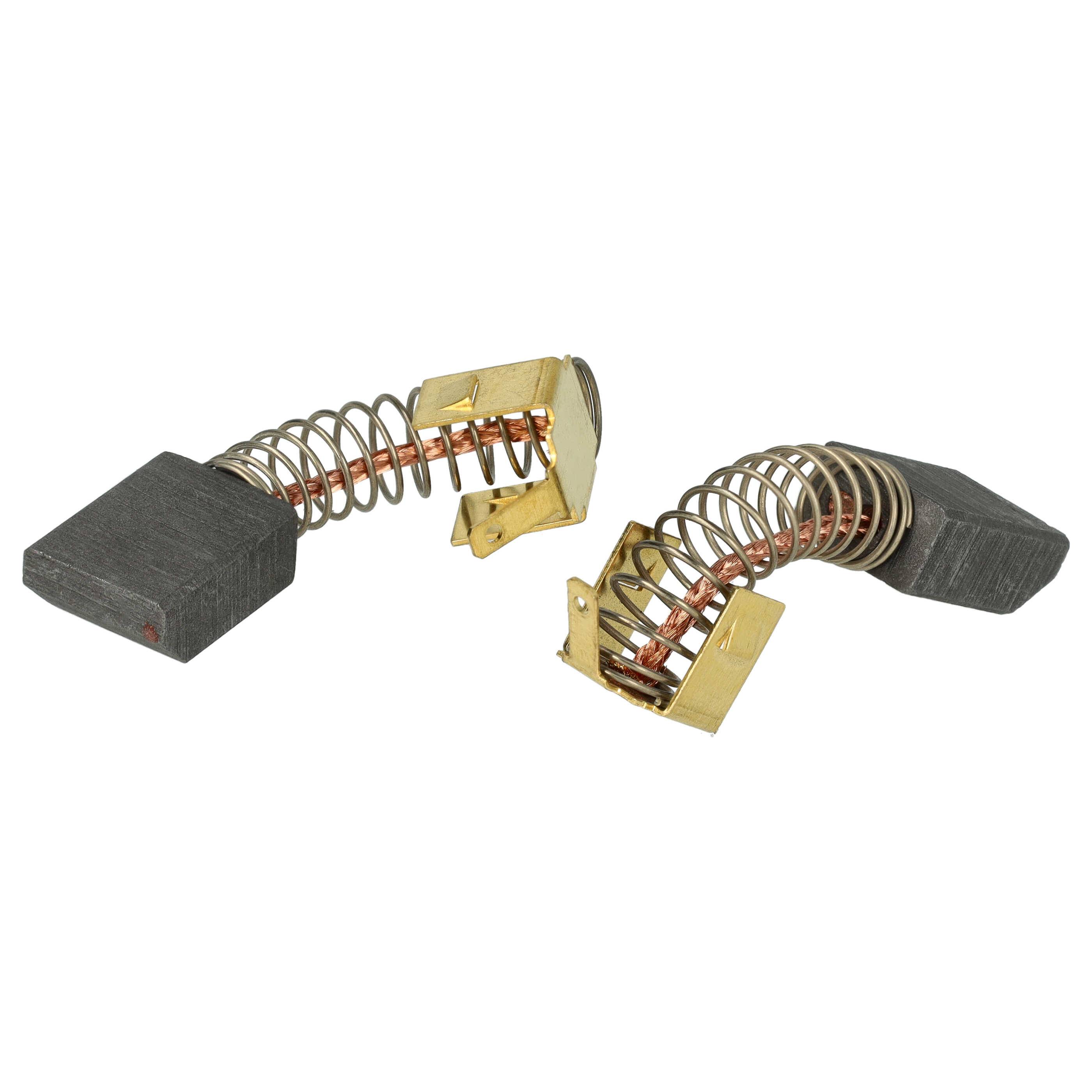 vhbw 2x Kohlebürste 16,9 x 10 x 6,1 mm kompatibel mit Stihl MSE 220, MSE 220C, E 220C, E220, E 20, E 20C Elektrowerkzeug, Motorsäge + Feder
