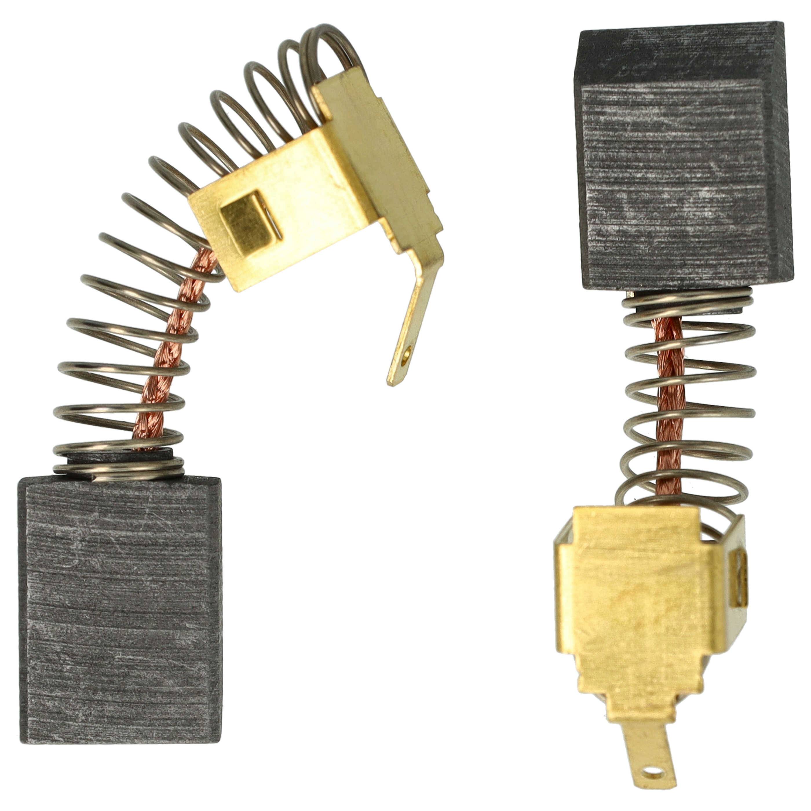 vhbw 2x Kohlebürste 16,9 x 10 x 6,1 mm kompatibel mit Stihl MSE 220, MSE 220C, E 220C, E220, E 20, E 20C Elektrowerkzeug, Motorsäge + Feder