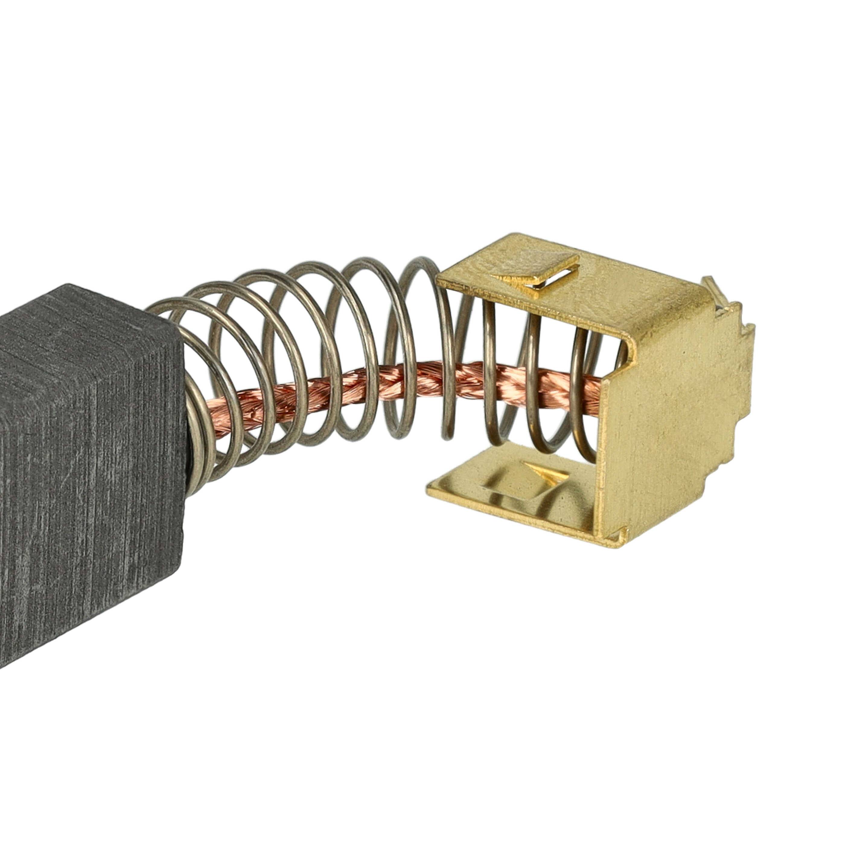 vhbw 2x Kohlebürste 16,9 x 10 x 6,1 mm kompatibel mit Stihl MSE 220, MSE 220C, E 220C, E220, E 20, E 20C Elektrowerkzeug, Motorsäge + Feder