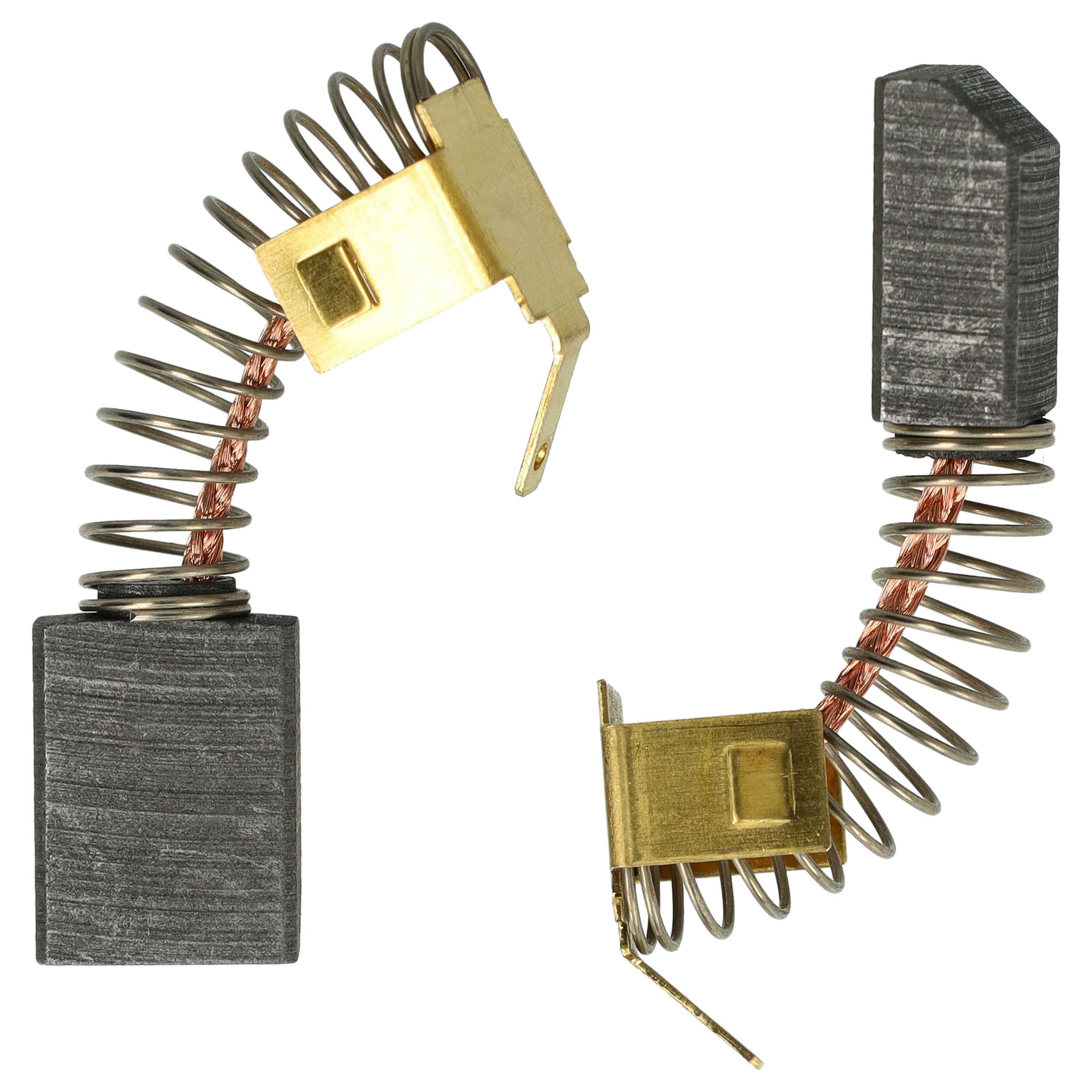 vhbw 2x Kohlebürste 16,9 x 10 x 6,1 mm kompatibel mit Stihl MSE 220, MSE 220C, E 220C, E220, E 20, E 20C Elektrowerkzeug, Motorsäge + Feder