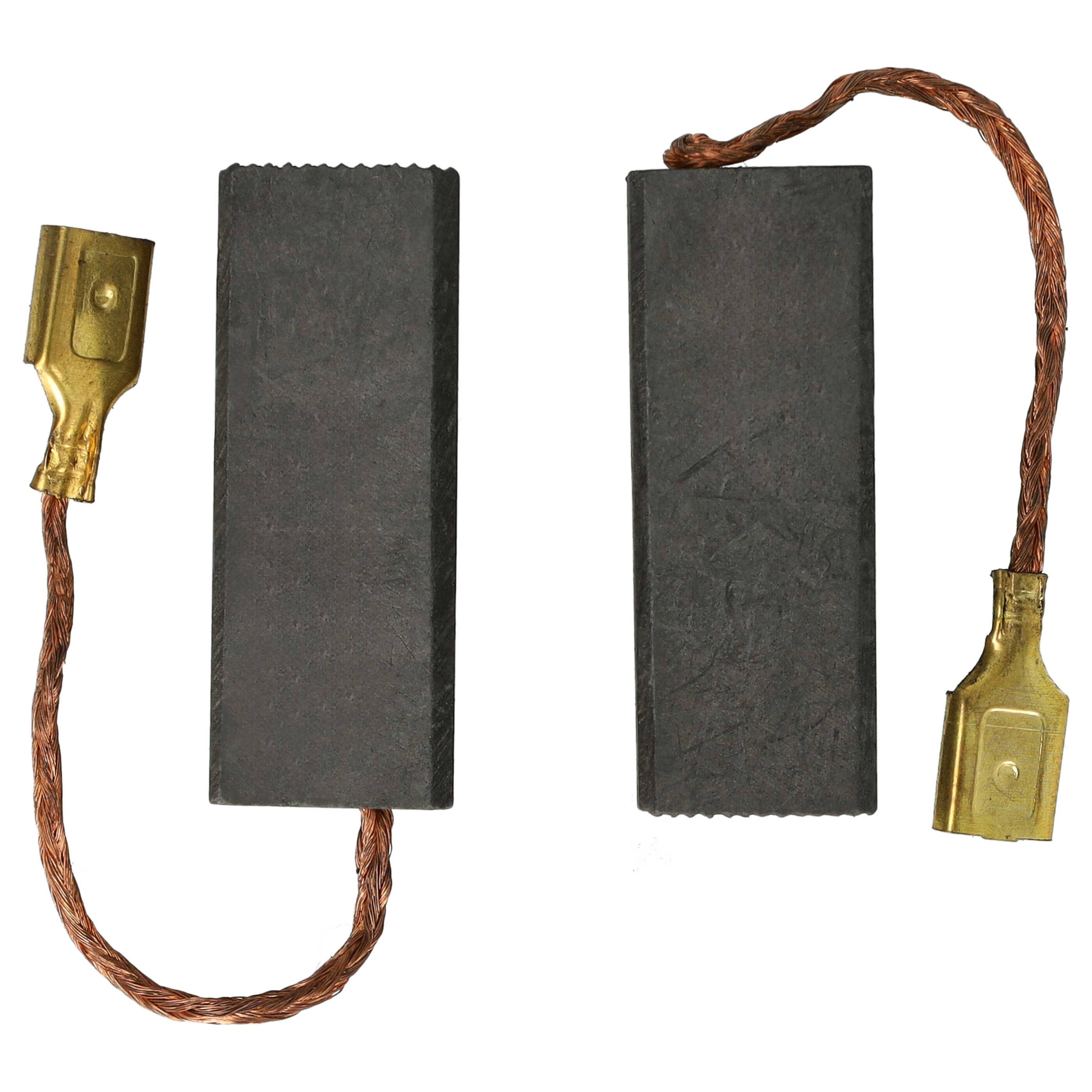 vhbw 2x Kohlebürste 29,1 x 10,9 x 5,8 mm Ersatz für Stihl 4809 600 2700 für Elektrowerkzeug, Heckenschere, Kantenschneider