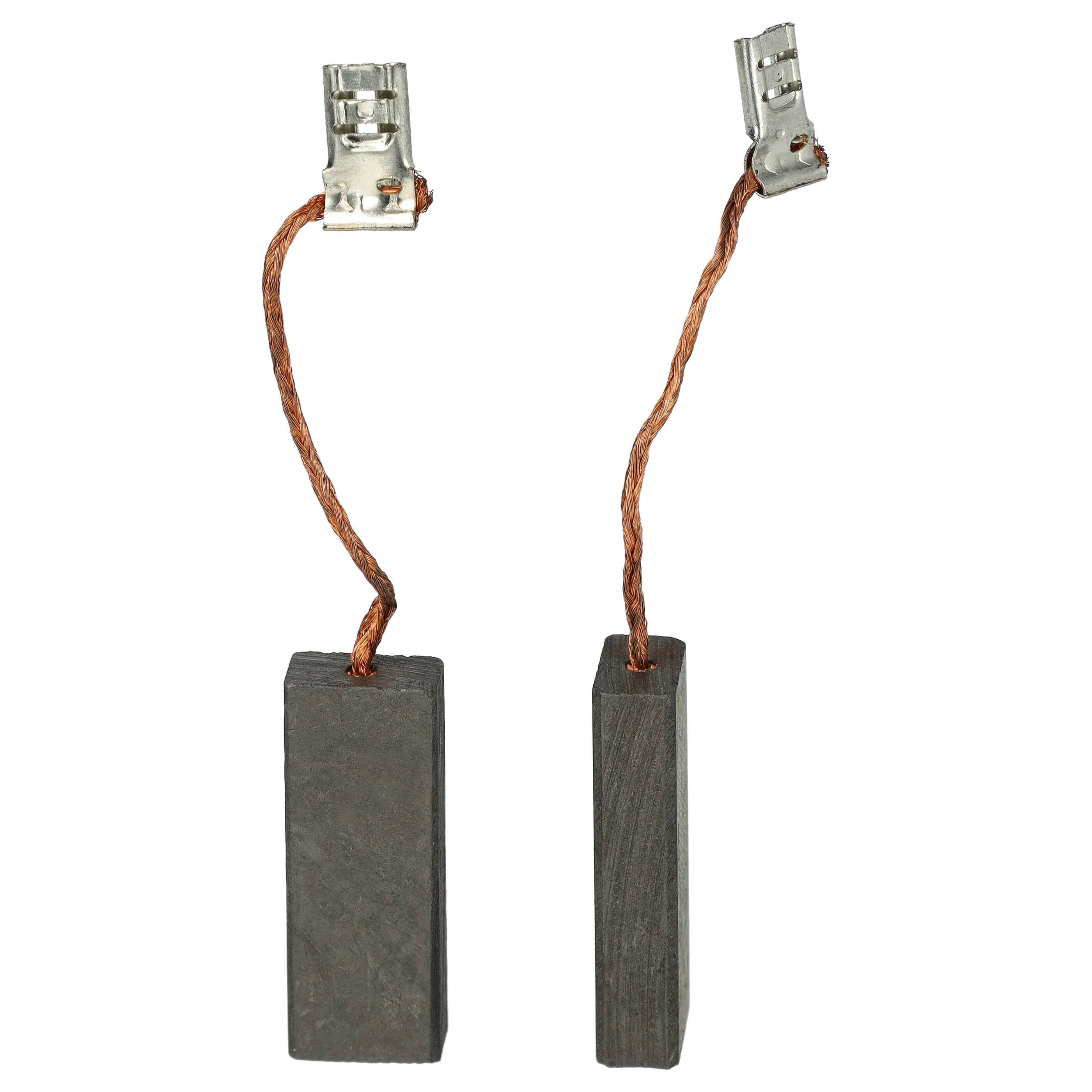vhbw 2x Kohlebürste 29,2 x 10,9 x 6,1 mm kompatibel mit Viking TE 700 (from PN 4 30 598 349 ) Elektrowerkzeug, Motorsense, Rasentrimmer