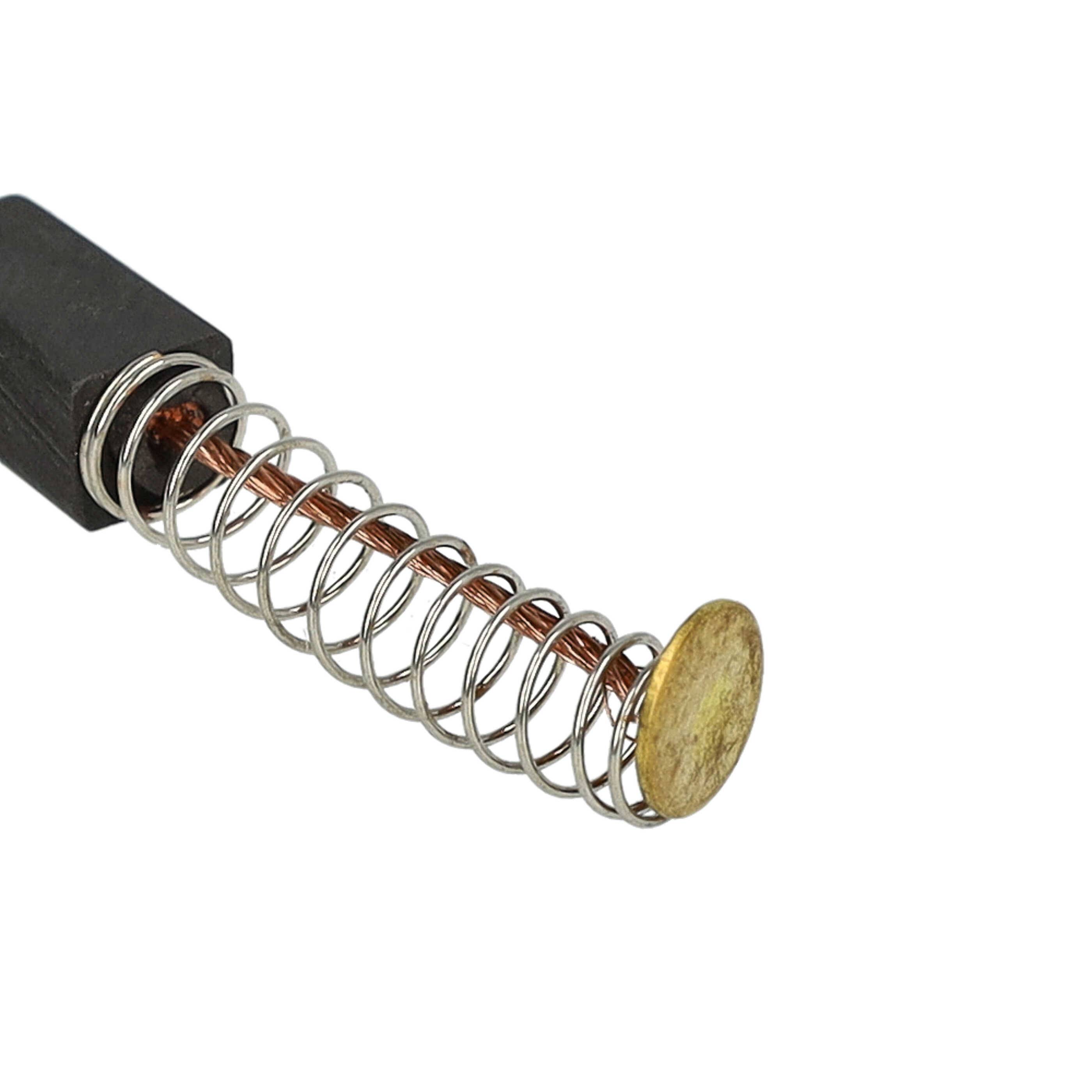 vhbw 2x Kohlebürste 9,4 x 5,4 x 4,9 mm Ersatz für Stihl 4816 600 2700 für Elektrowerkzeug, Motorsense + Feder