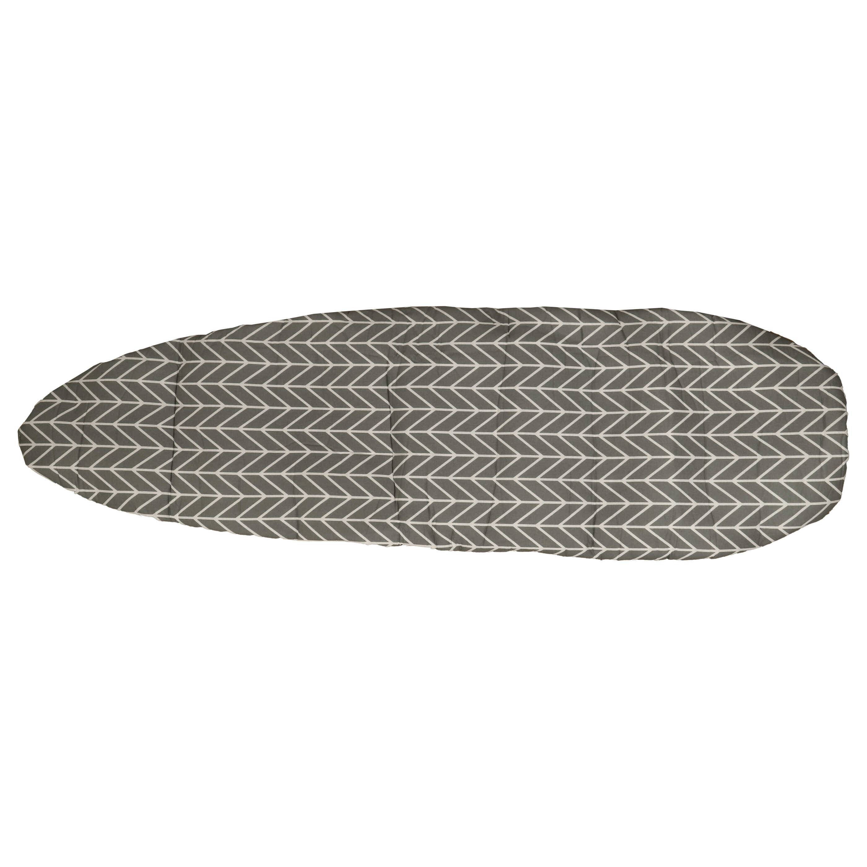 vhbw Bügeltischbezug Ersatz für Laurastar 5607804785, MyCover für Bügelbrett, Bügeltisch - Bügelbrettbezug Grau Weiß