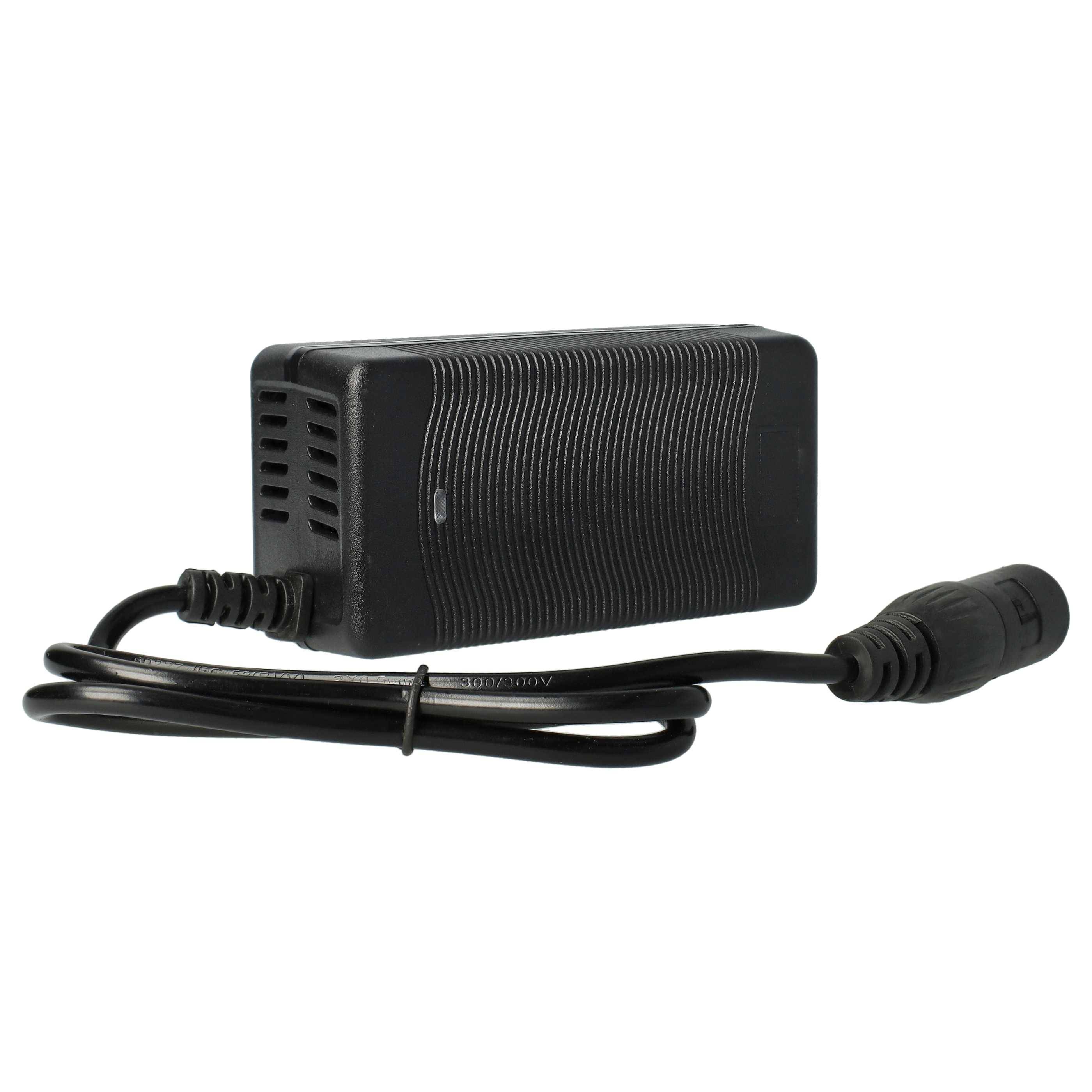 vhbw Ladegerät kompatibel mit Navigator Navigator 1,5, 3 Fahrradakkus, E-Bike - Für 36 V Li-Ion Akkus, mit XLR Anschluss 60 W