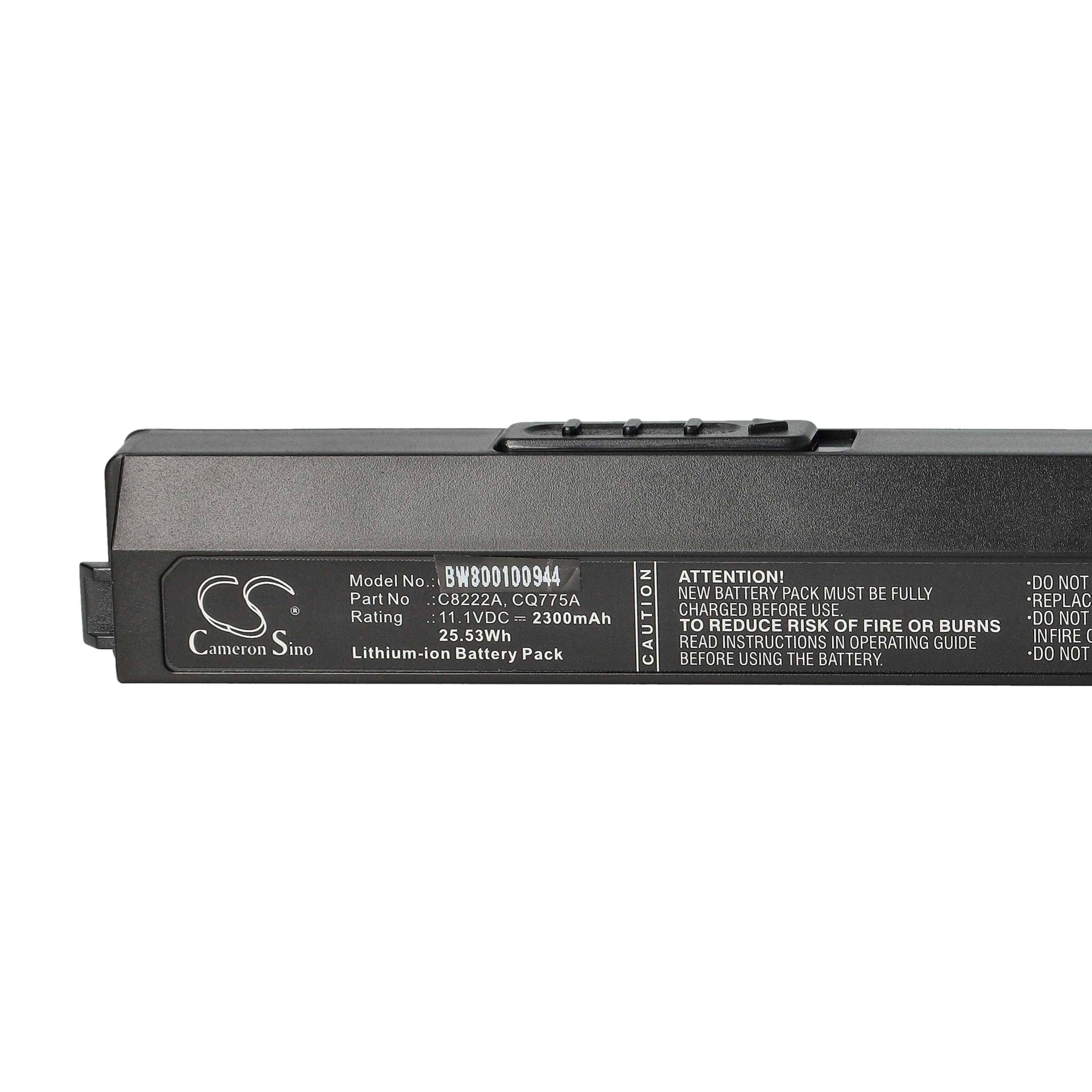 vhbw Akku kompatibel mit HP Officejet H470wbt, H470b, 150, H470, 100 Drucker Kopierer Scanner Etiketten-Drucker (2200 mAh, 11,1 V, Li-Ion)