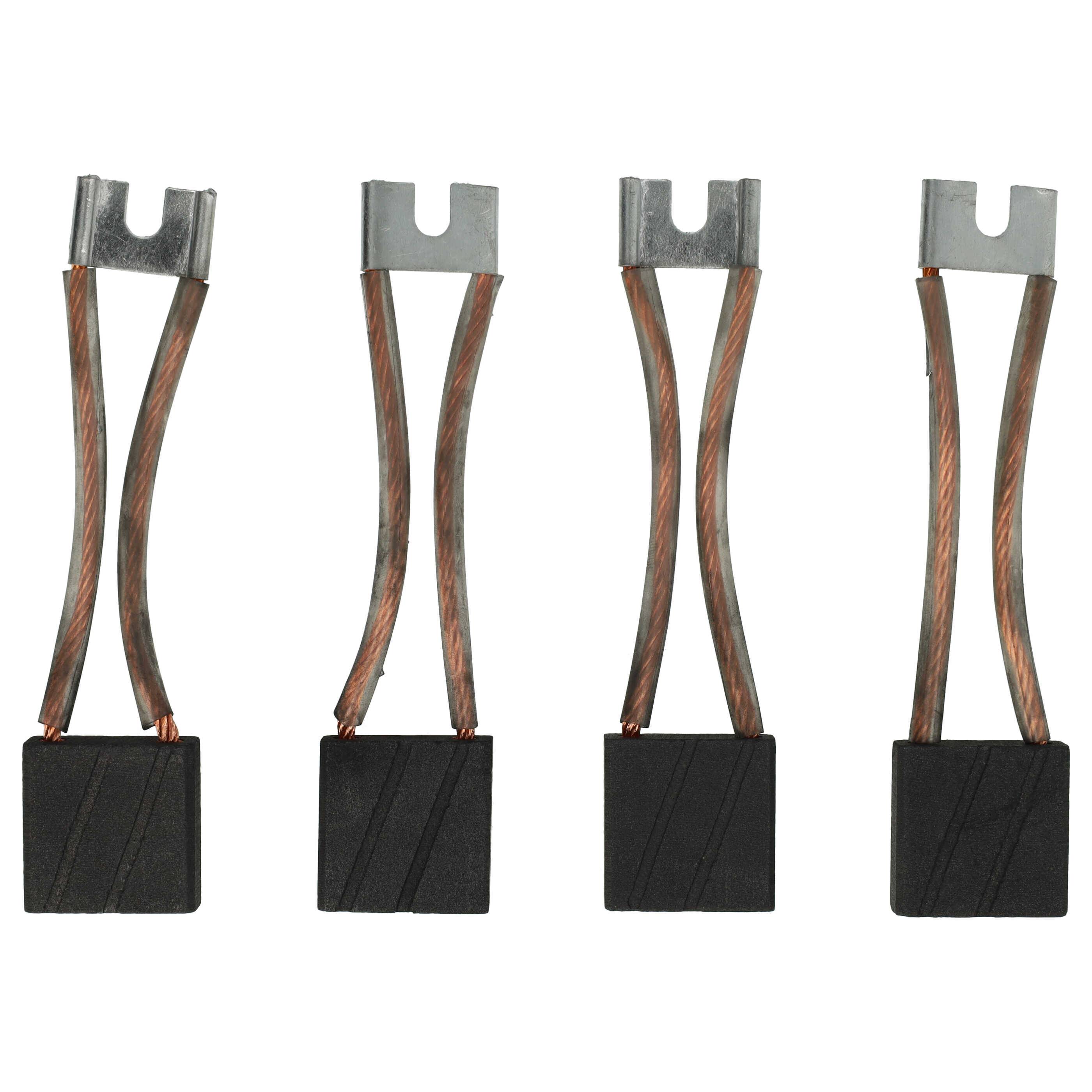 vhbw 4x Kohlebürste 32 x 32 x 12,4 mm kompatibel mit Linde Nutzfahrzeug
