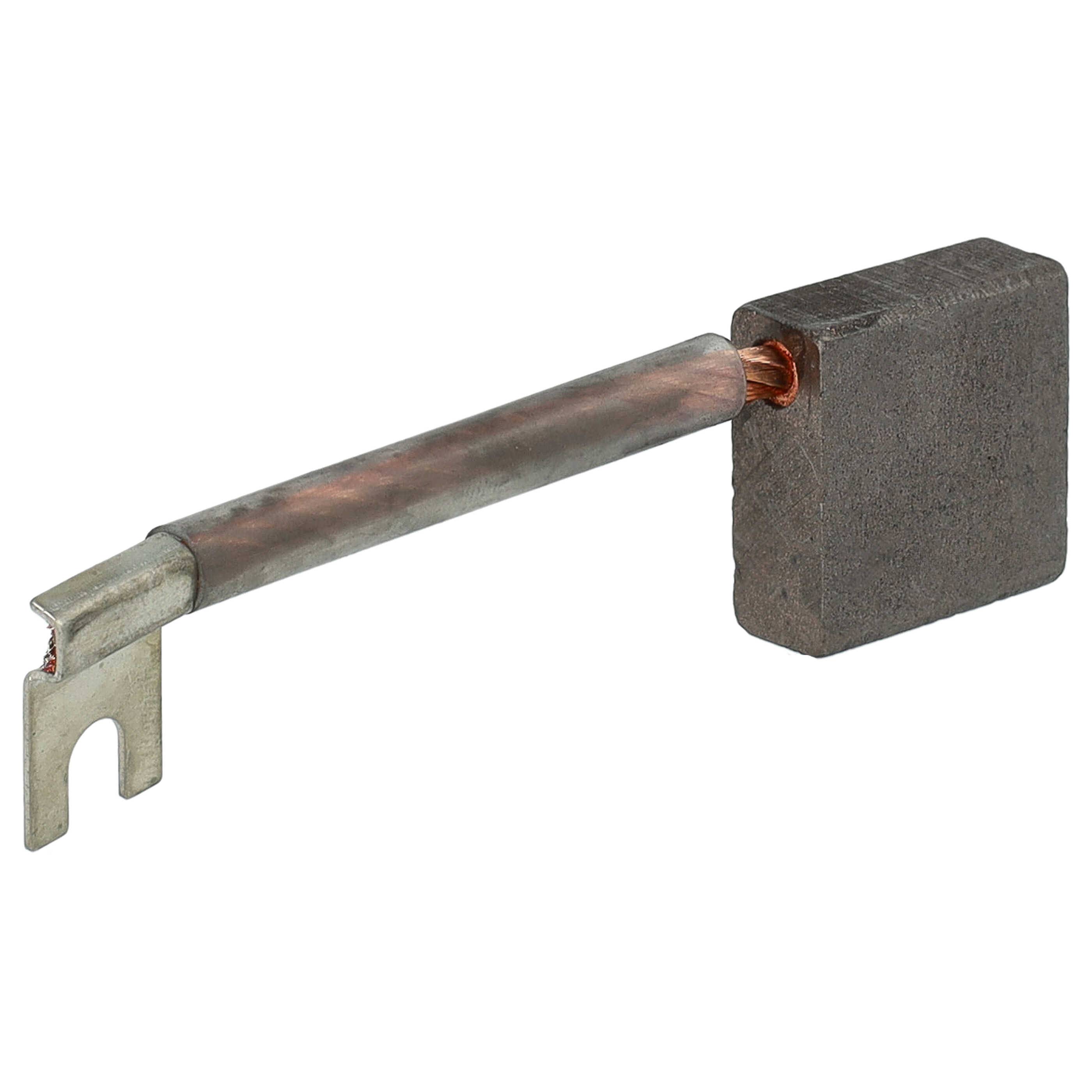 vhbw 4x Kohlebürste 24,5 x 24,9 x 9,9 mm Ersatz für Asein 3887 für Nutzfahrzeug