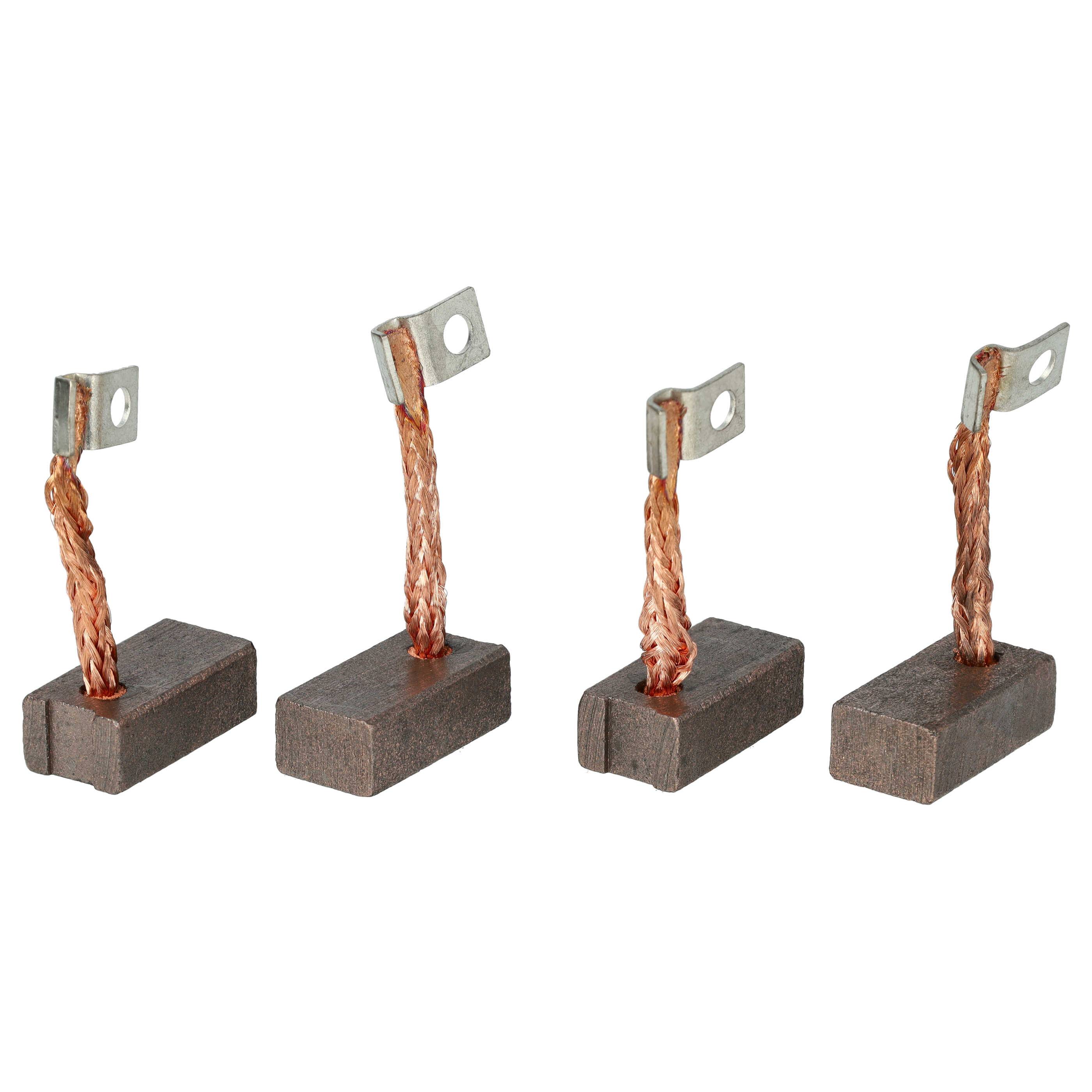 vhbw 4x Kohlebürste 25,3 x 13 x 8,9 mm kompatibel mit Wagner Nutzfahrzeug