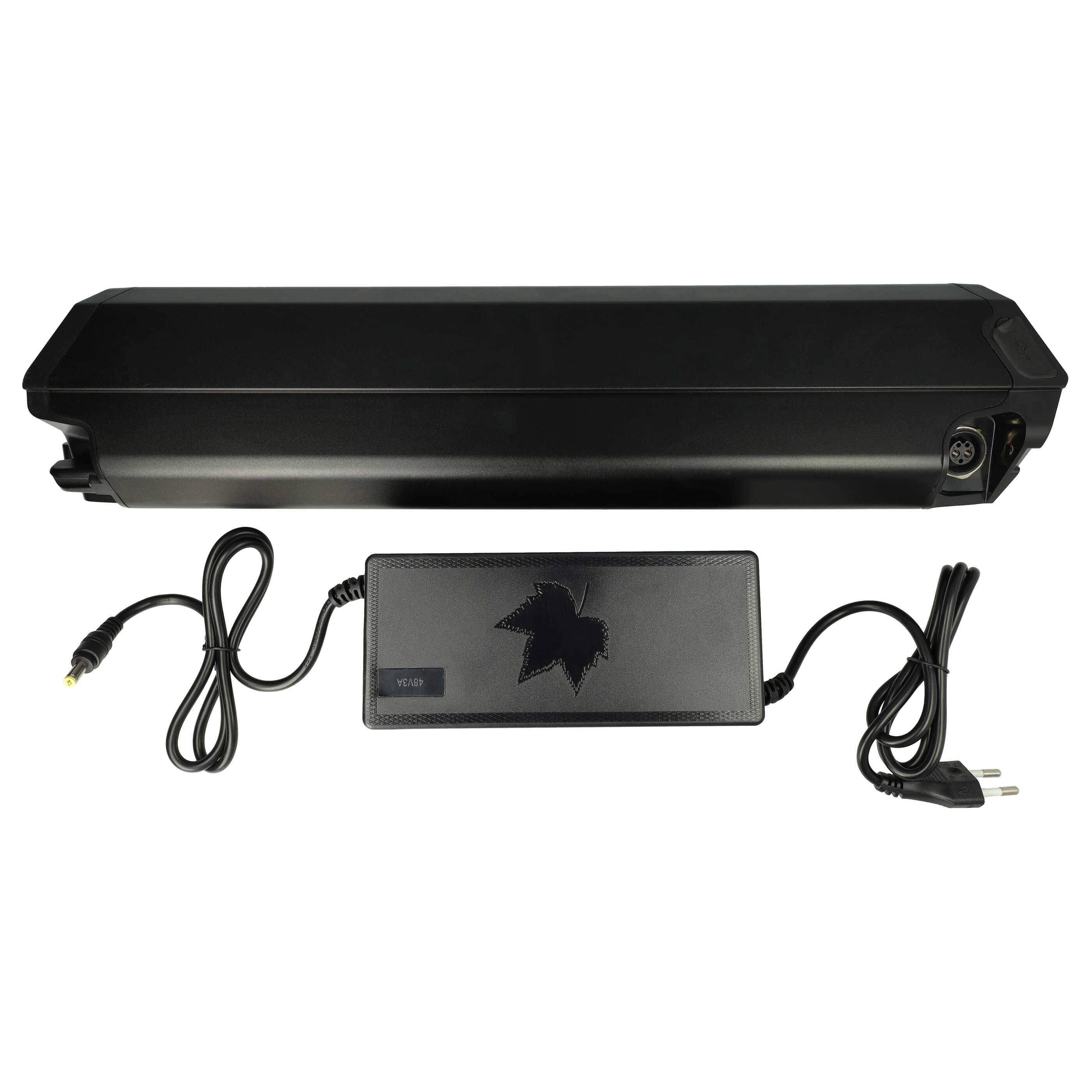 vhbw Akku kompatibel mit NCM Aspen+, Aspen, Milano+, Miami, Moscow, Venice, Moscow+ E-Bike Elektrofahrrad (17,5 Ah, 48 V, Li-Ion) + Ladegerät -