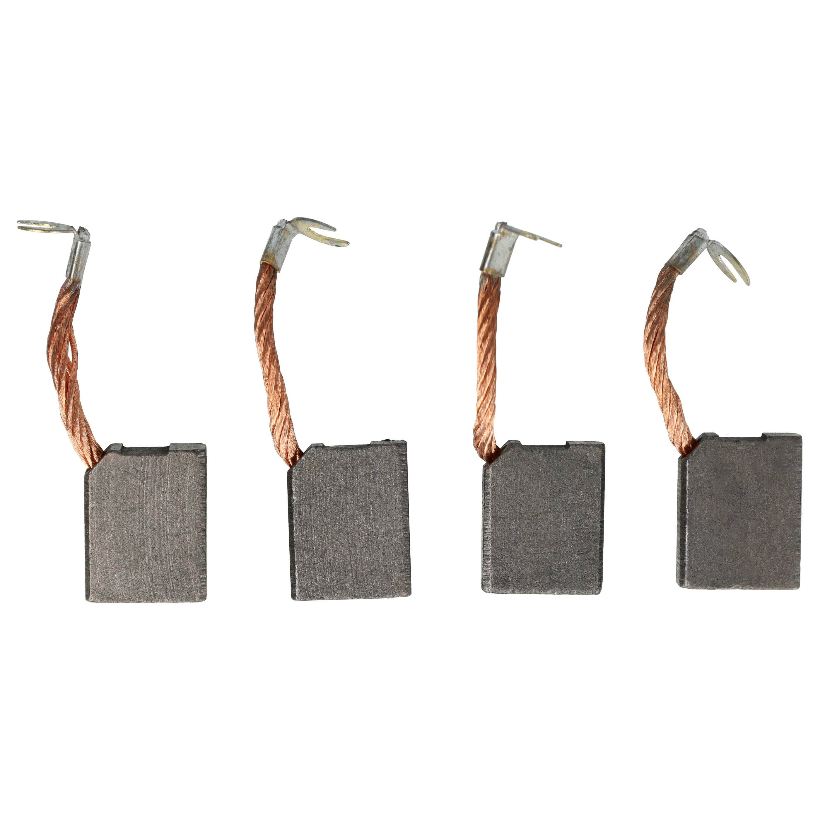 vhbw 4x Kohlebürste 25 x 19,8 x 7,9 mm Ersatz für Asein 4819 für Nutzfahrzeug
