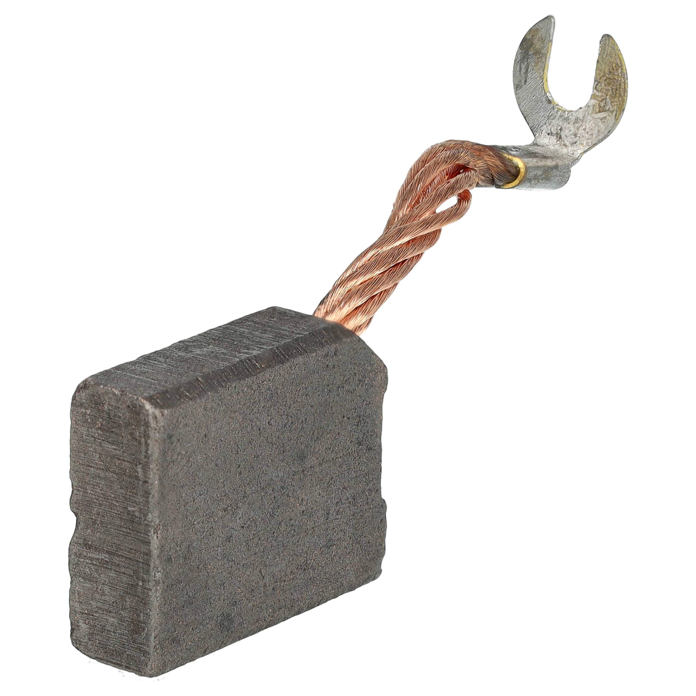 vhbw 4x Kohlebürste 25 x 19,8 x 7,9 mm Ersatz für Asein 4819 für Nutzfahrzeug