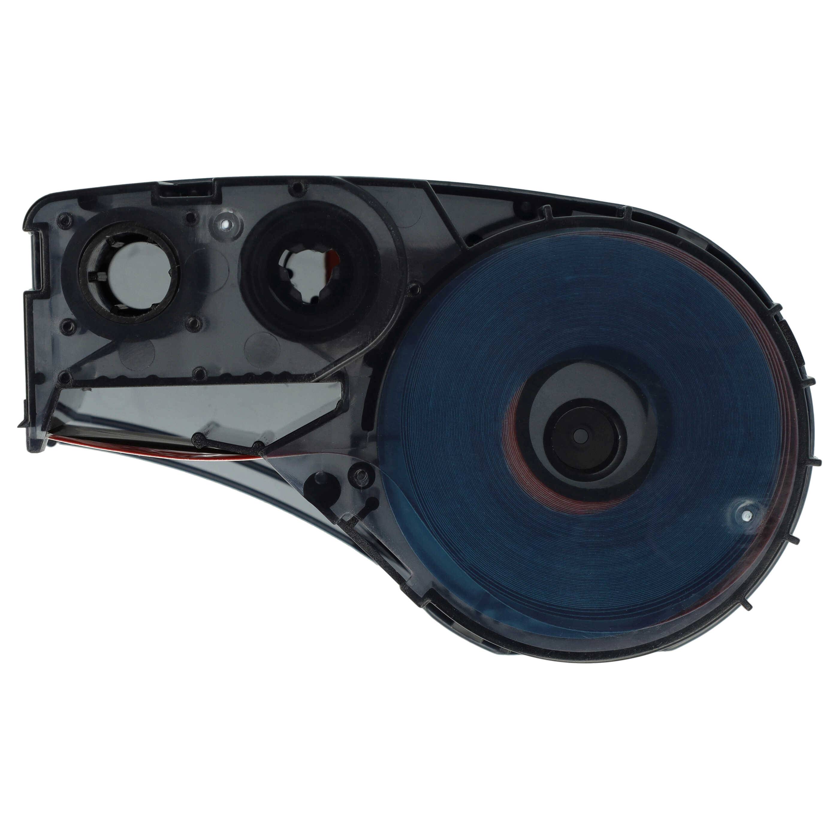 vhbw 1x Schriftband-Kassette kompatibel mit Brady M210, M210-LAB, M211 Etiketten-Drucker 19,05mm Schwarz auf Rot