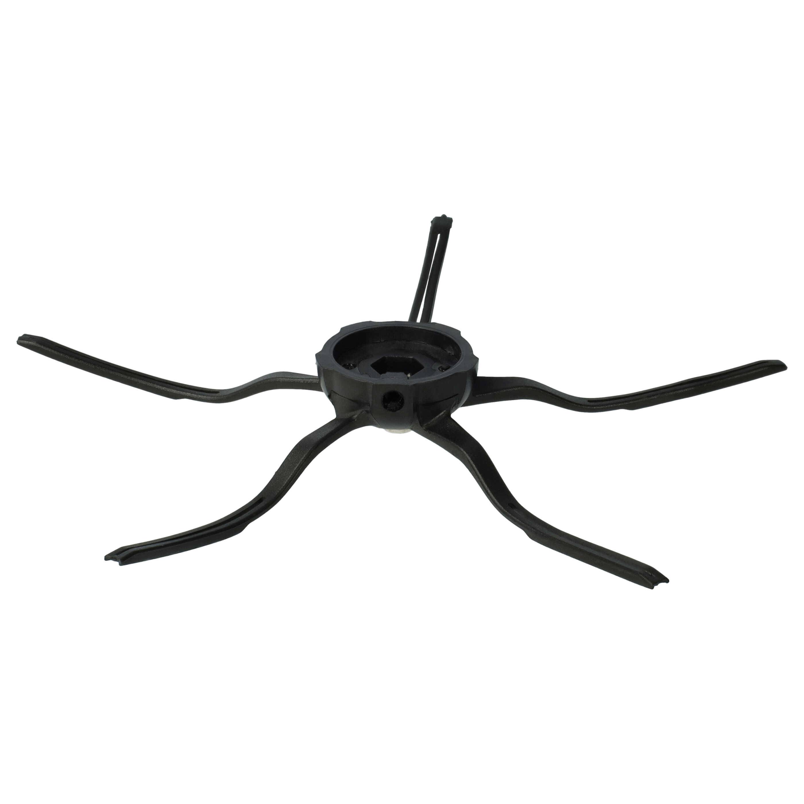 vhbw Seitenbürste kompatibel mit Roborock S4, MAX Saugroboter - schwarz