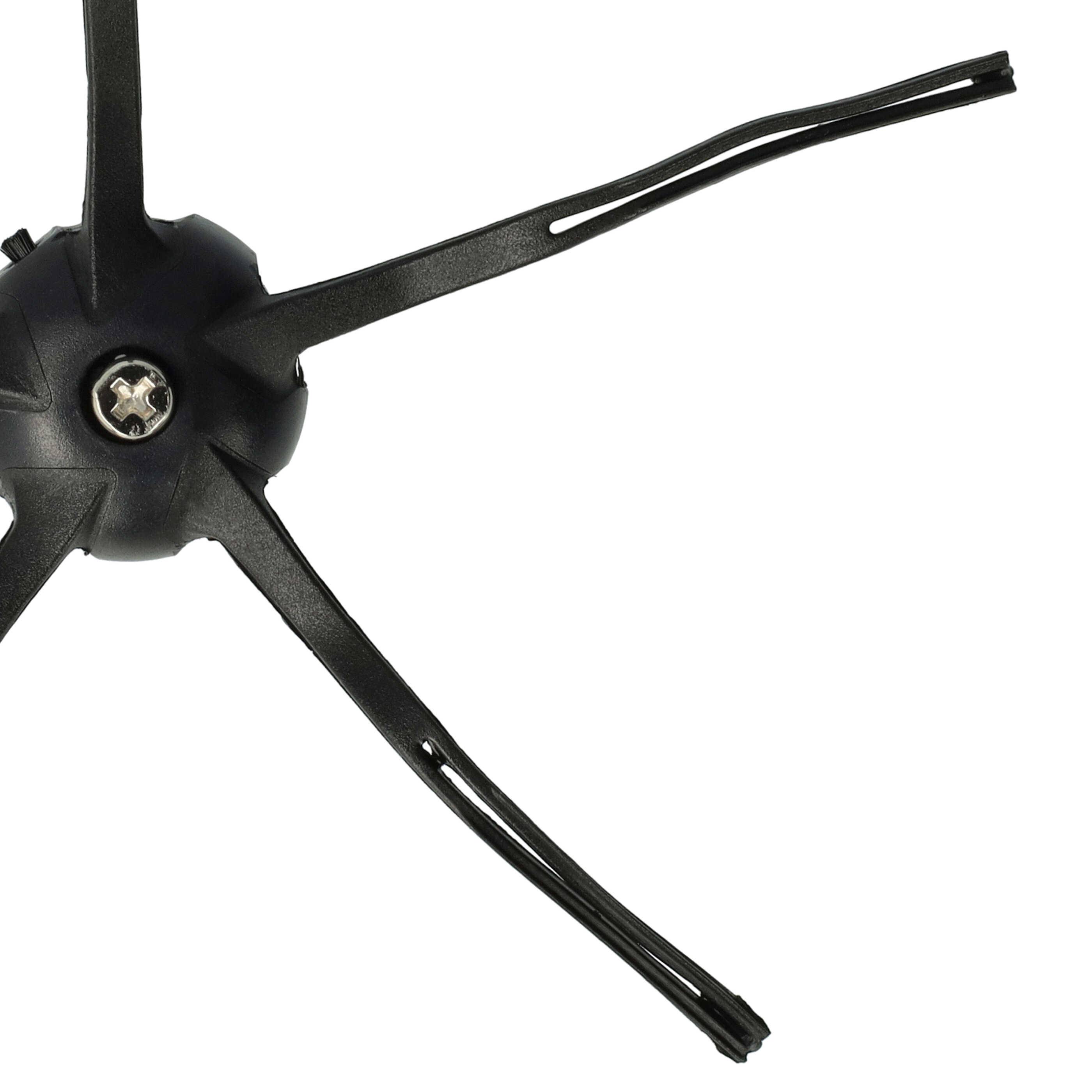vhbw Seitenbürste kompatibel mit Roborock E4 Saugroboter - schwarz