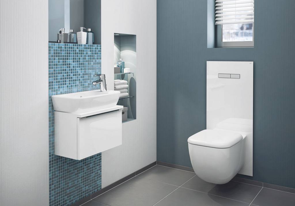 TECE WC-Glasplatte lux für Standard WC, Glas weiß