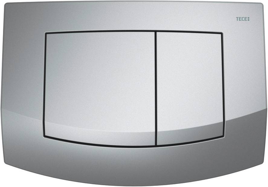 TECEambia WC-Betätigungsplatte für Zweimengentechnik chrom matt