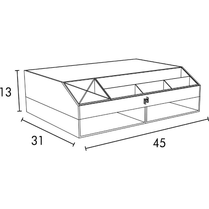 Oxford Monitor-Ständer "Savana", aus Karton, natur