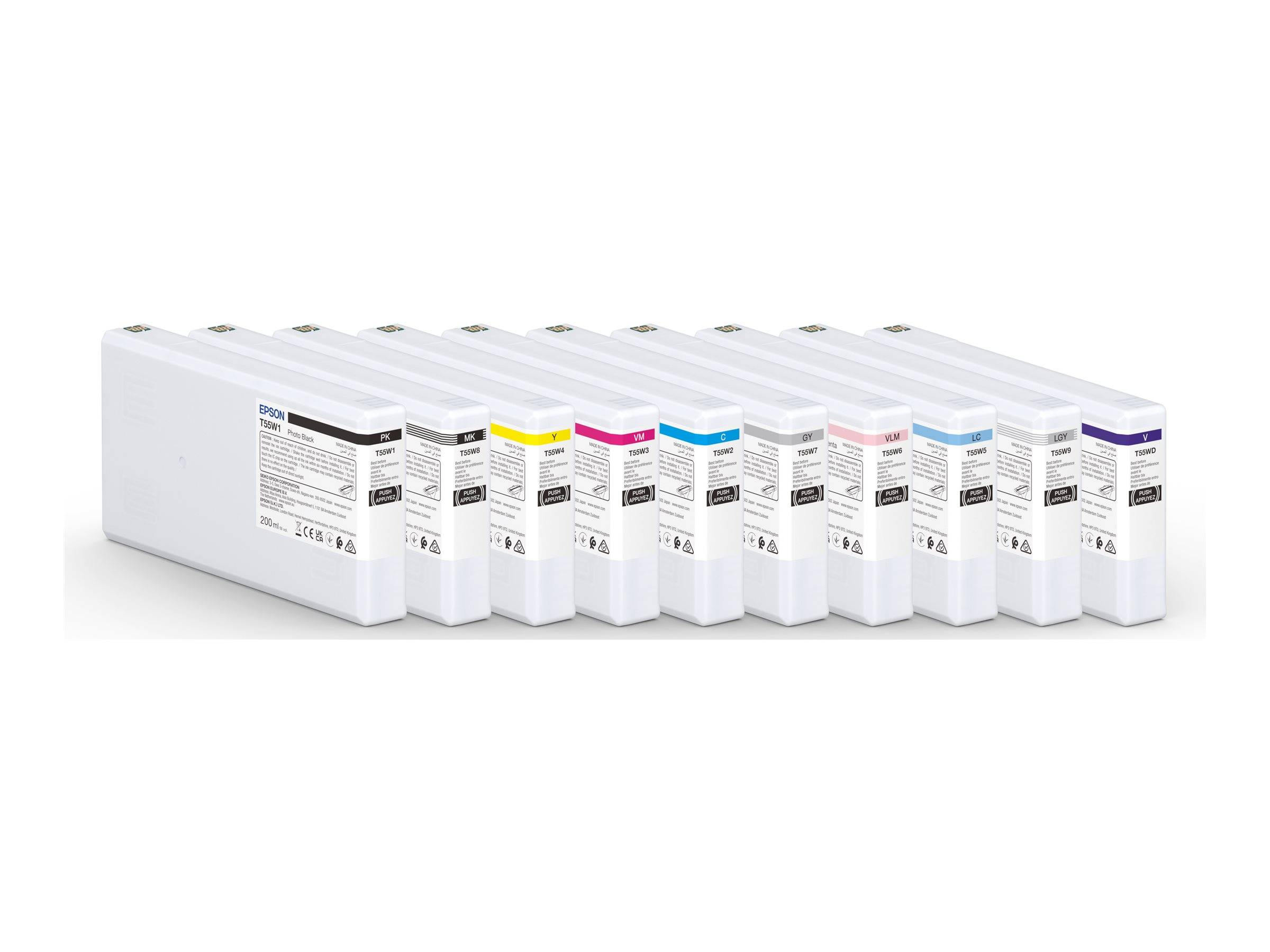 Epson T55W8 - 200 ml - mattschwarz - original