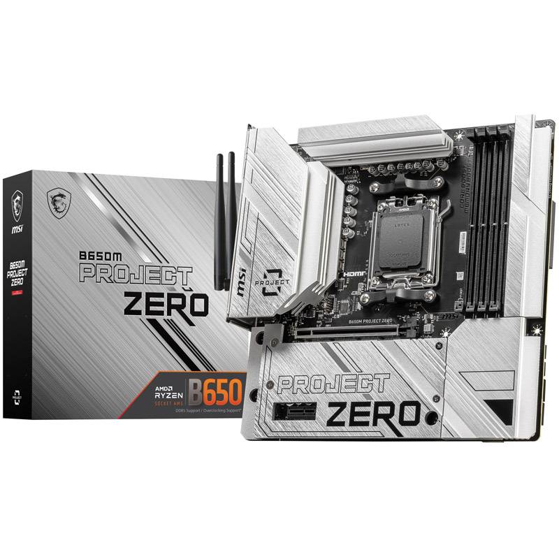 B650M PROJECT ZERO B650,AM5,mATX,DDR5