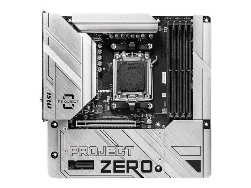 MSI - B650M PROJECT ZERO - Mainboard - mATX